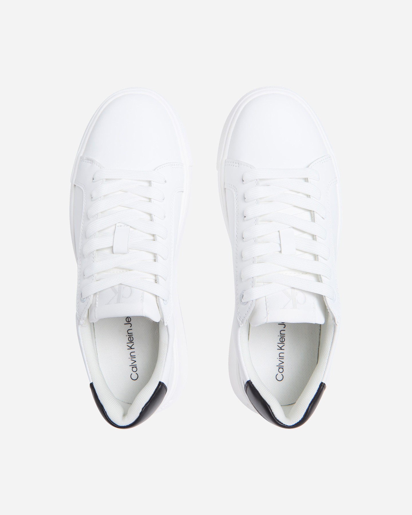 Scarpe sneakers CALVIN KLEIN JEANS CHUNKY CUPSOLE LEATHER W - Bianco - 3 | Cisalfa Sport