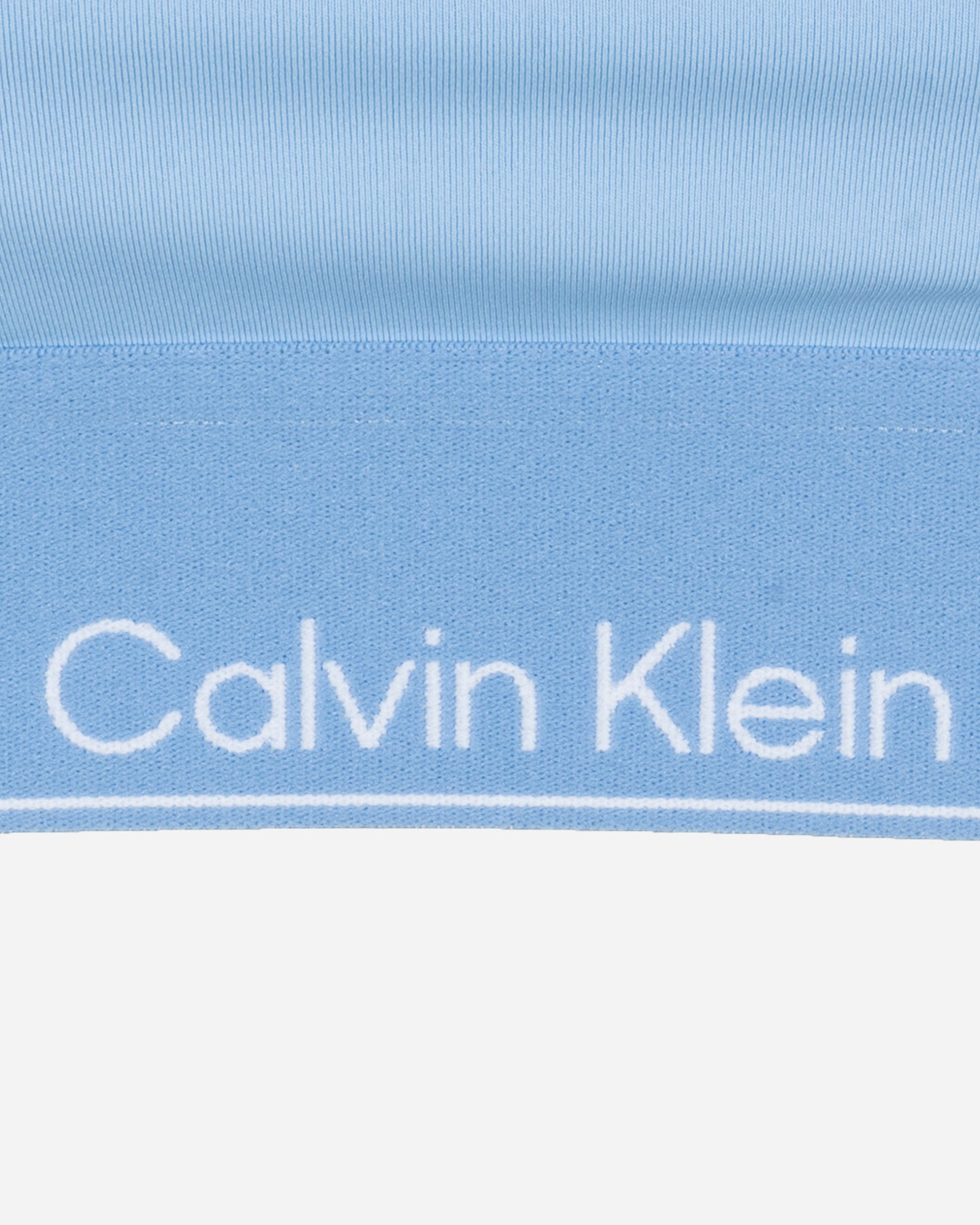 Reggiseno sportivo CALVIN KLEIN SPORT ELASTIC LOGO W - Azzurro - 2 | Cisalfa Sport