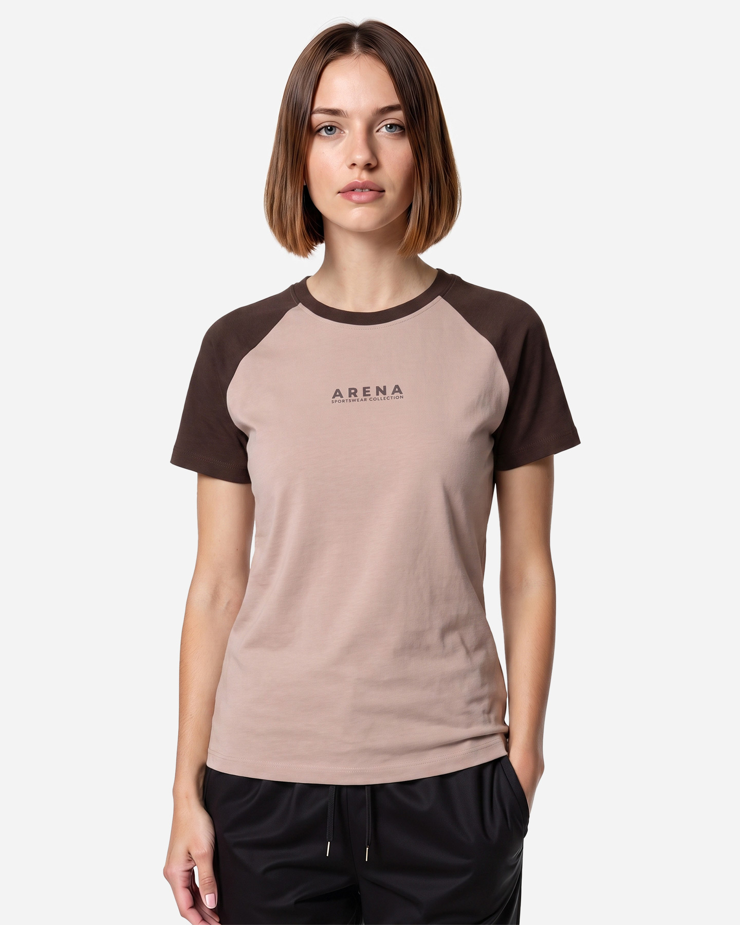 T-shirt ARENA ATHLETIC ESSENTIAL W - Beige - 2 | Cisalfa Sport