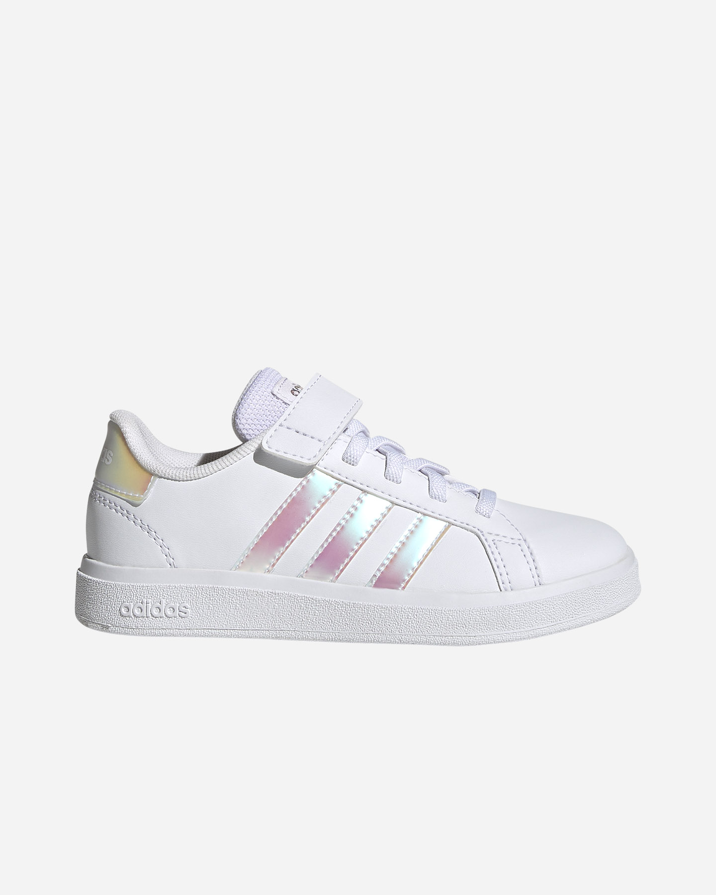 Scarpe sneakers ADIDAS CORE GRAND COURT 2.0 ELASTIC PS JR - Bianco - 0 | Cisalfa Sport
