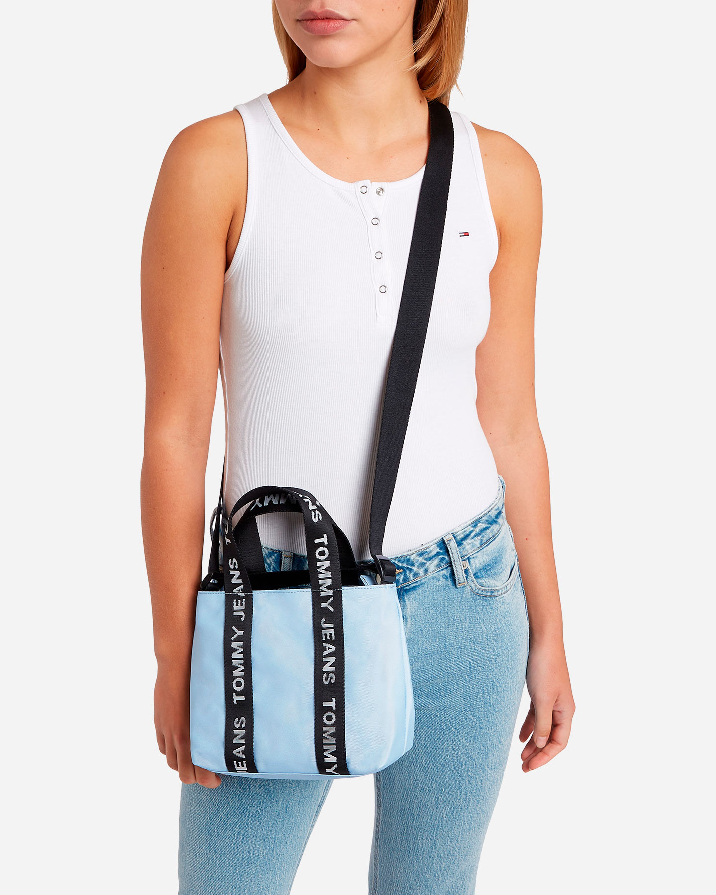 Borsa TOMMY HILFIGER MID CROSSOVER W - Azzurro - 4 | Cisalfa Sport