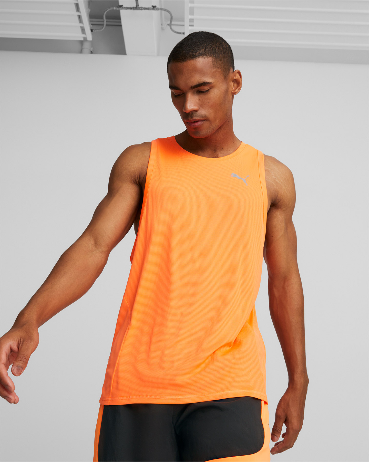 Canotta running PUMA FAVORITE M - Rosso - 2 | Cisalfa Sport