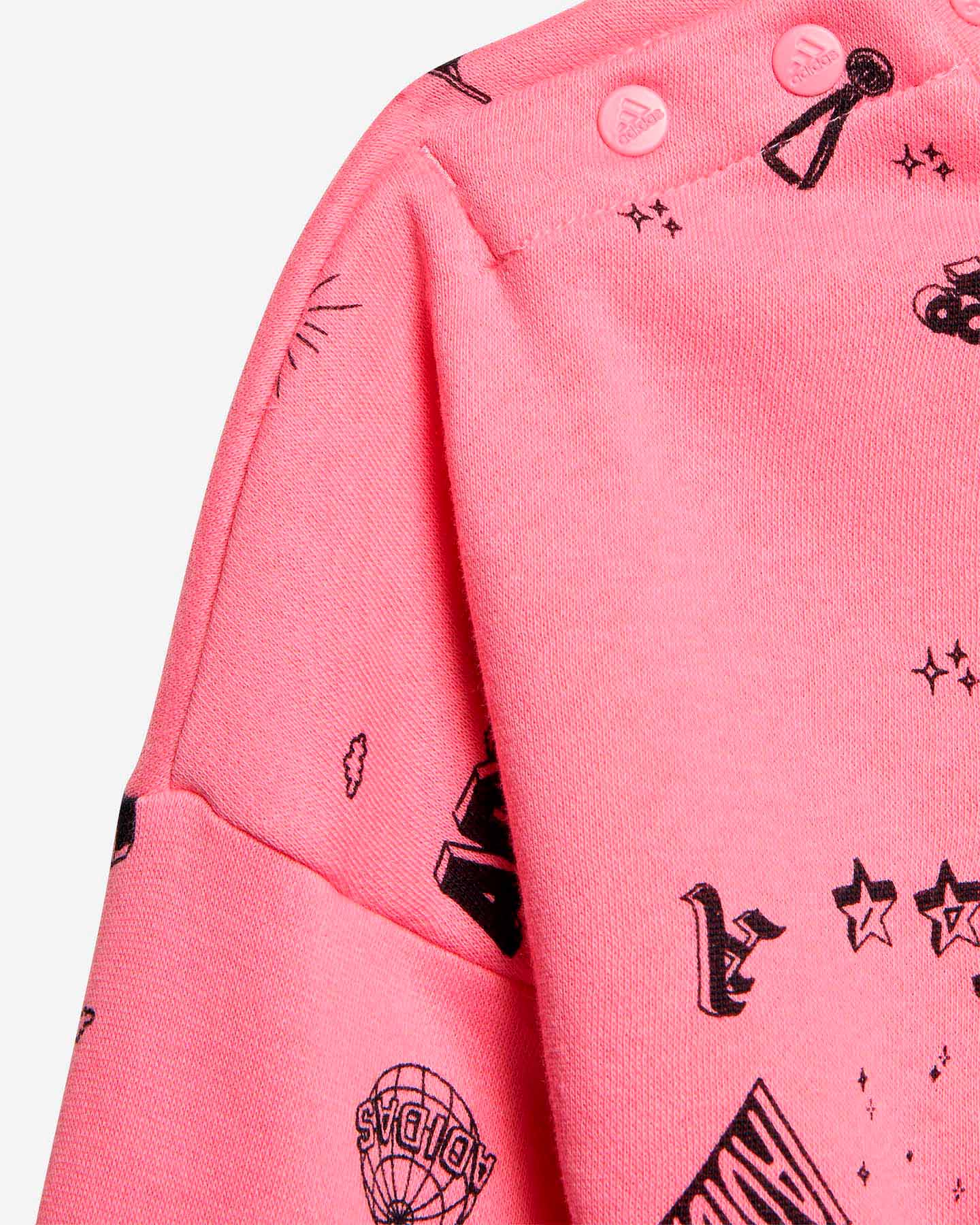 Tuta ADIDAS ALL OVER JR - Rosa - 2 | Cisalfa Sport
