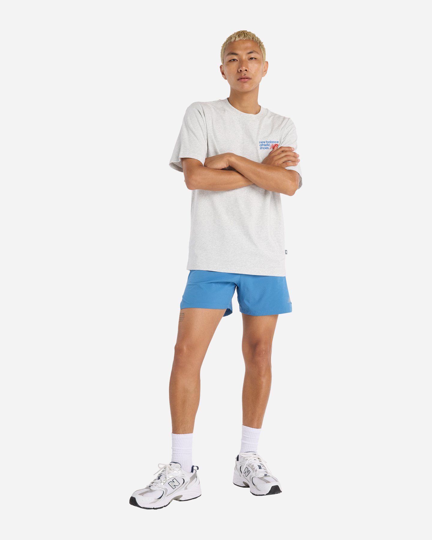 T-shirt NEW BALANCE ATHLETICS PREMIUM SMALL LOGO M - Grigio - 3 | Cisalfa Sport