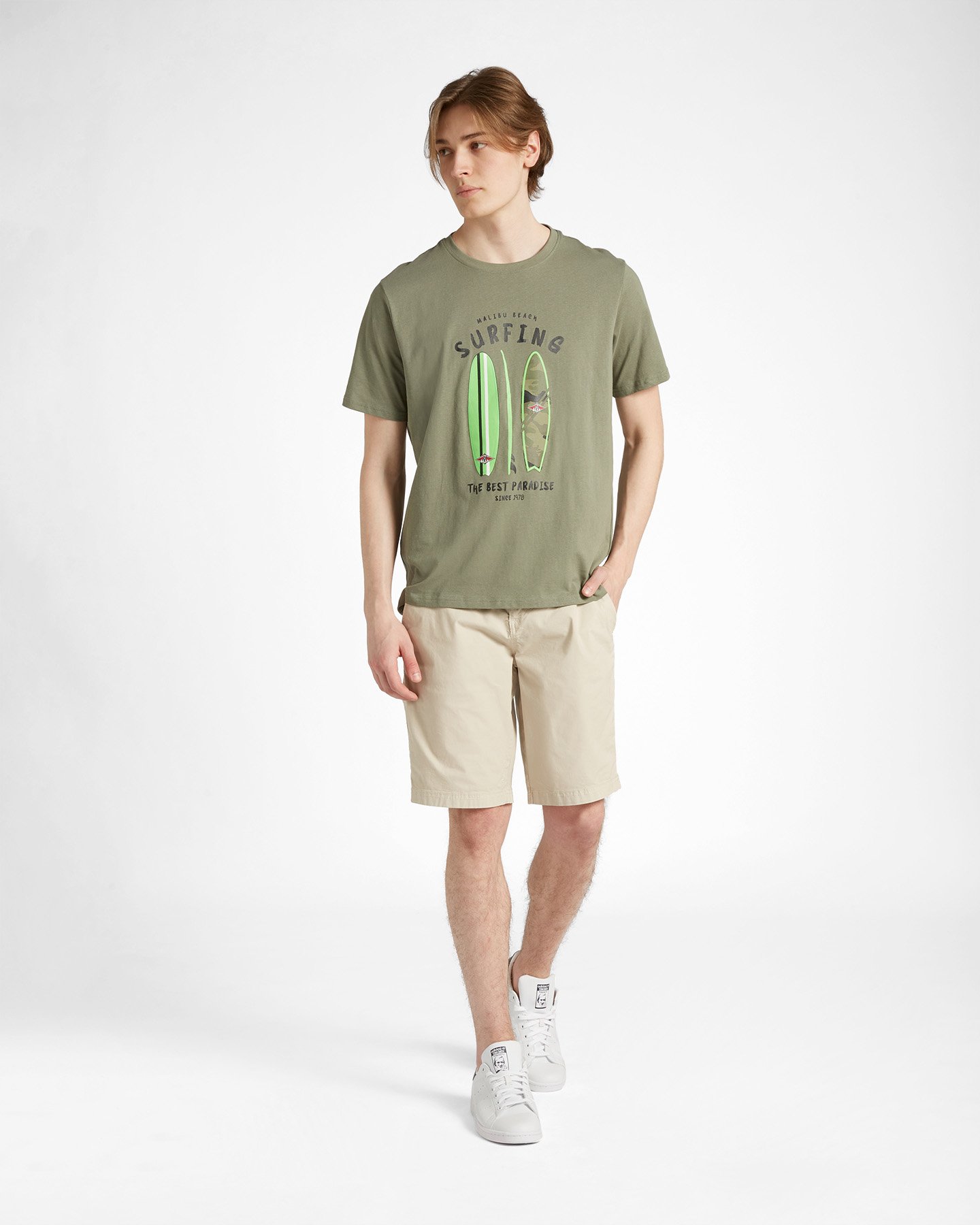 T-shirt BEAR SURFER CONCEPT M - Verde - 1 | Cisalfa Sport
