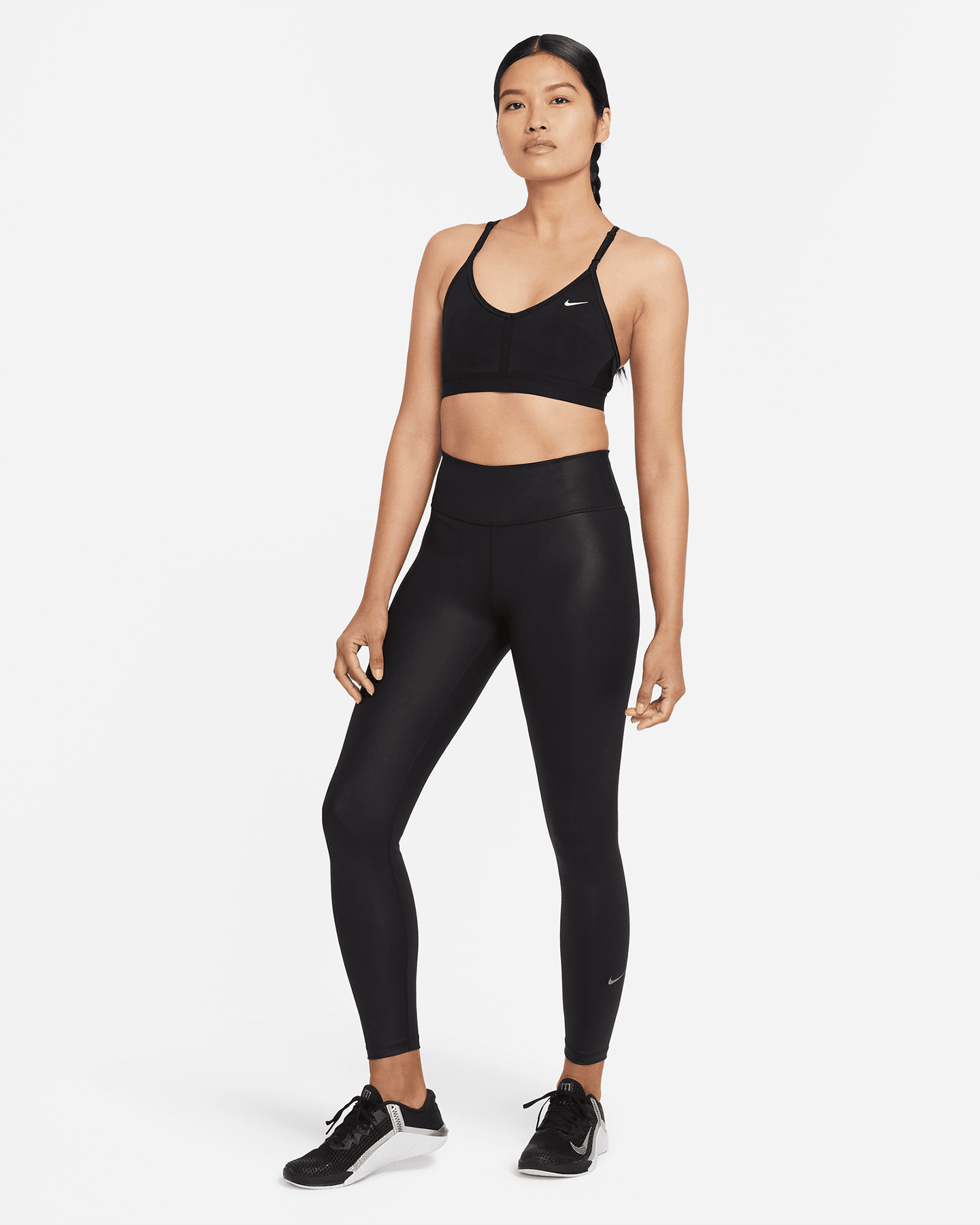 Bra training NIKE LS INDY W - Nero - 4 | Cisalfa Sport