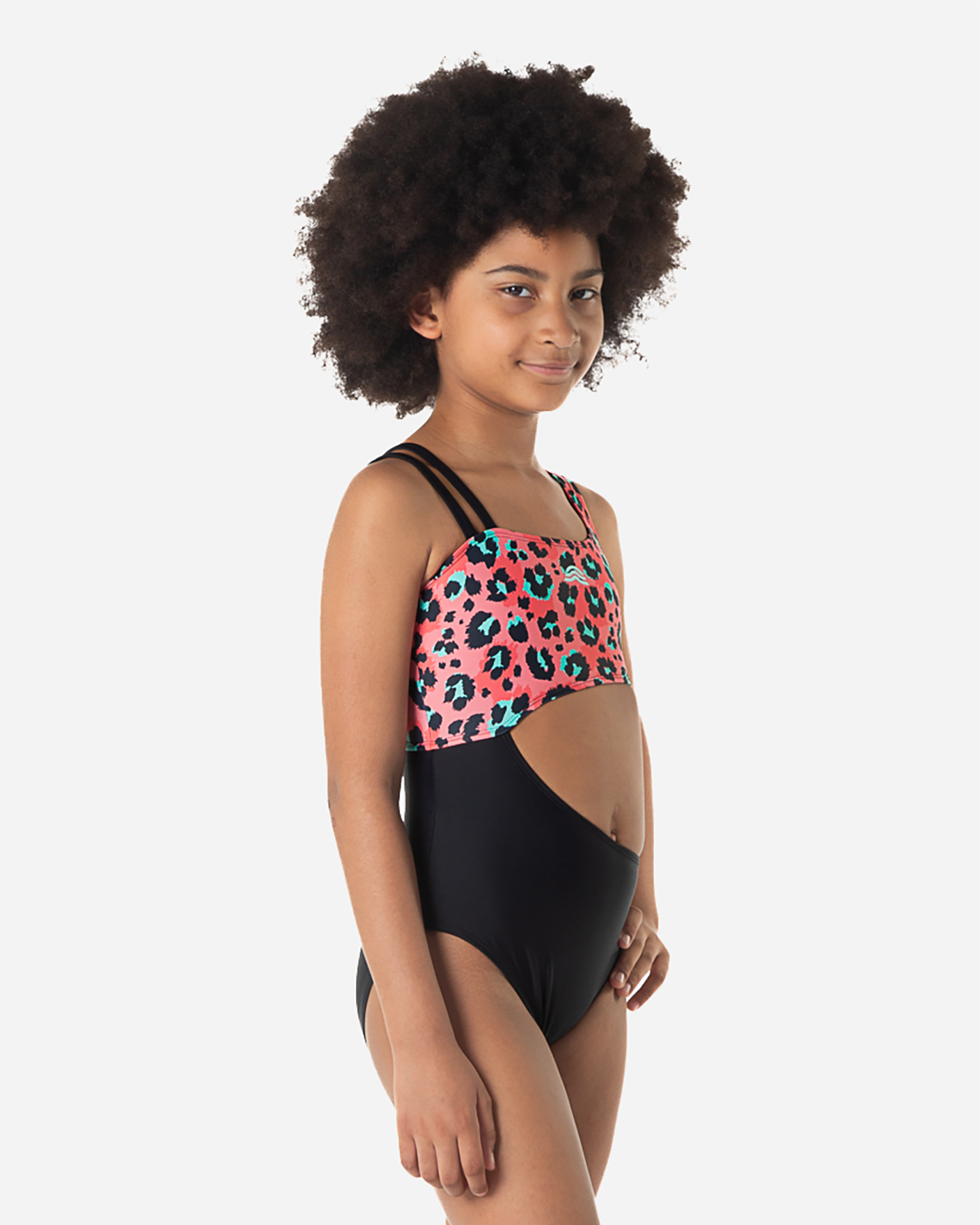 Costume piscina AQUARAPID LEONIE JR - Nero - 1 | Cisalfa Sport