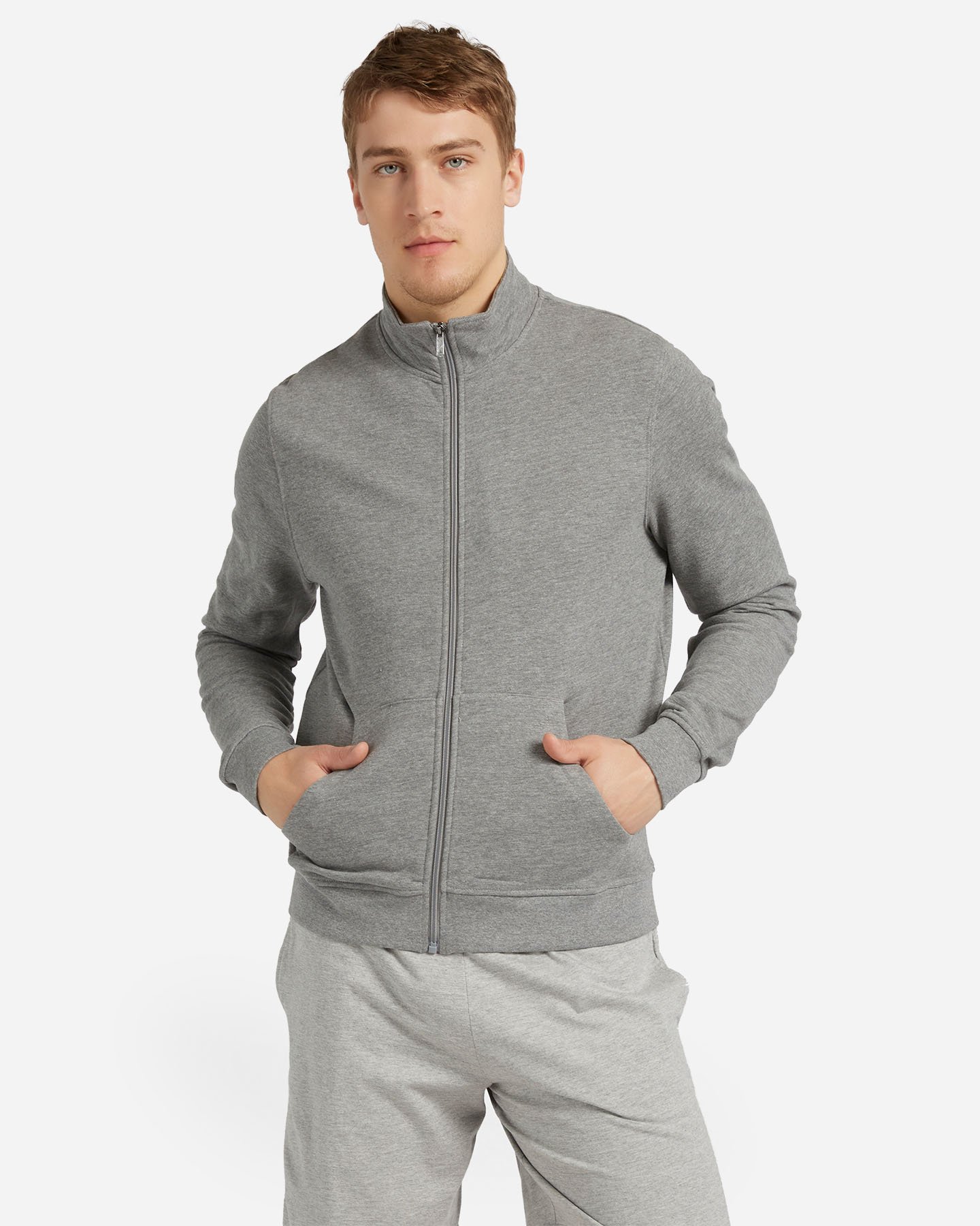 Felpa ABC TRACK FULLZIP M - Grigio - 0 | Cisalfa Sport