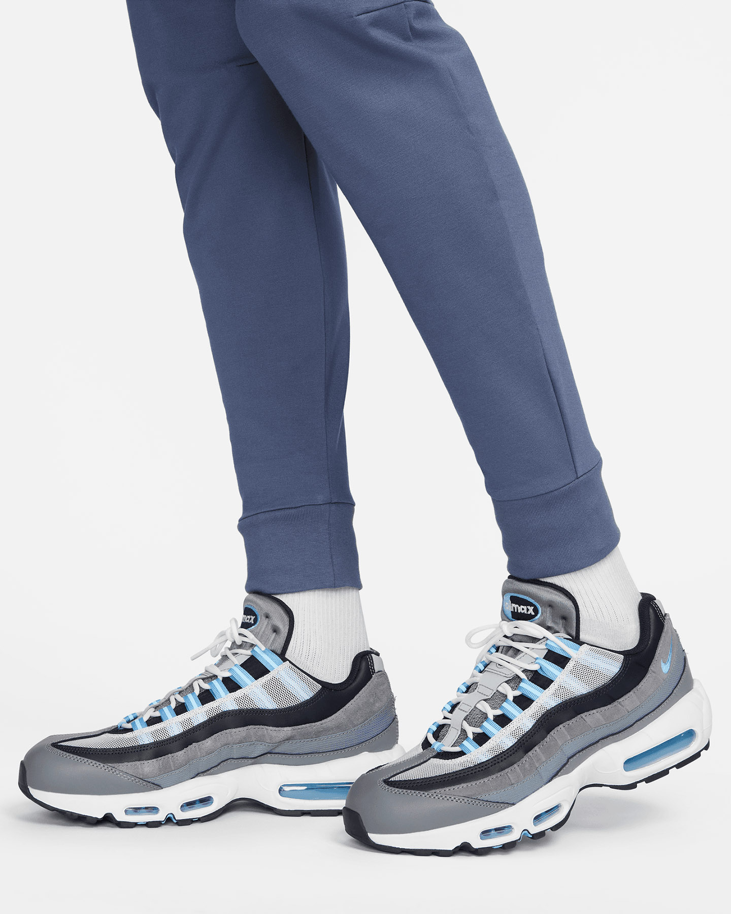 Pantalone NIKE TECH FLEECE M - Blu - 4 | Cisalfa Sport