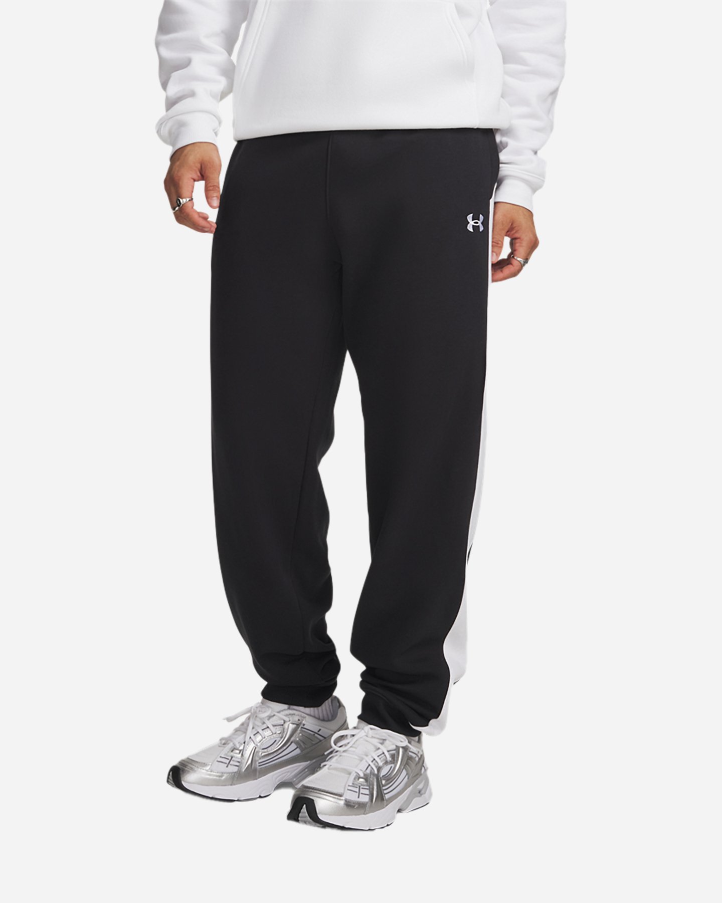 Pantalone UNDER ARMOUR RIVAL FLEECE M - Nero - 0 | Cisalfa Sport