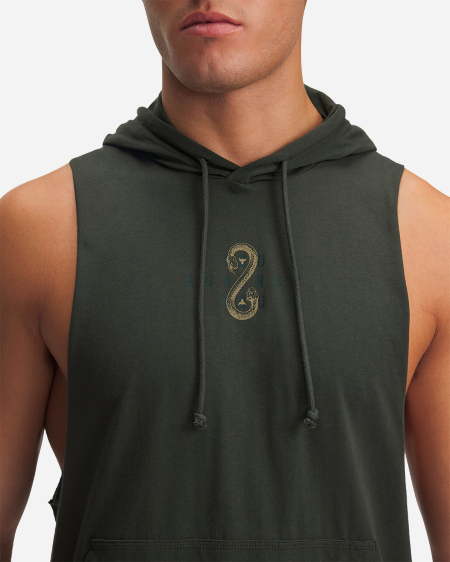 Felpa UNDER ARMOUR THE ROCK SNAK BACK M - Verde - 2 | Cisalfa Sport