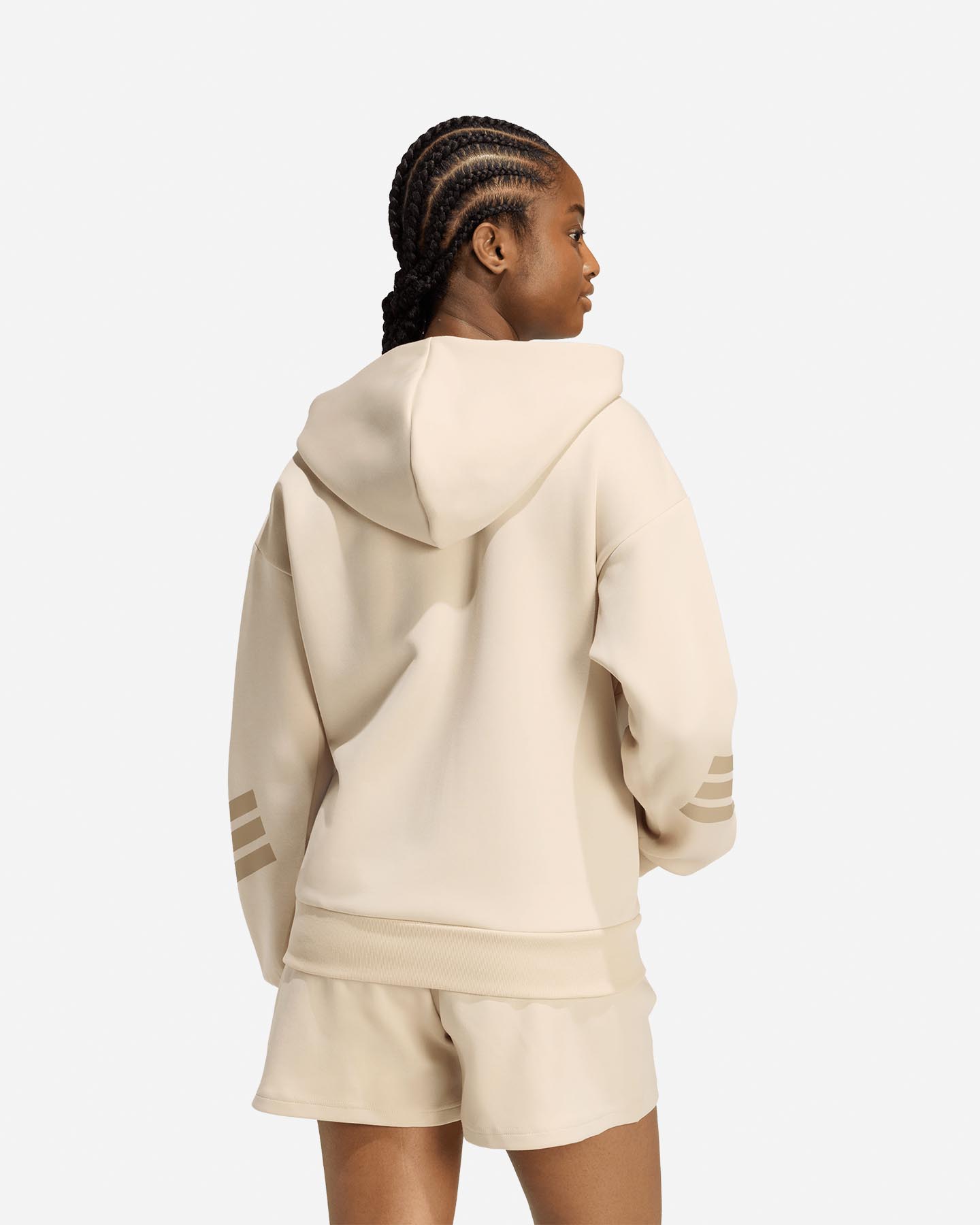 Felpa ADIDAS FUTURE ICONS 3STRIPES W - Beige - 2 | Cisalfa Sport