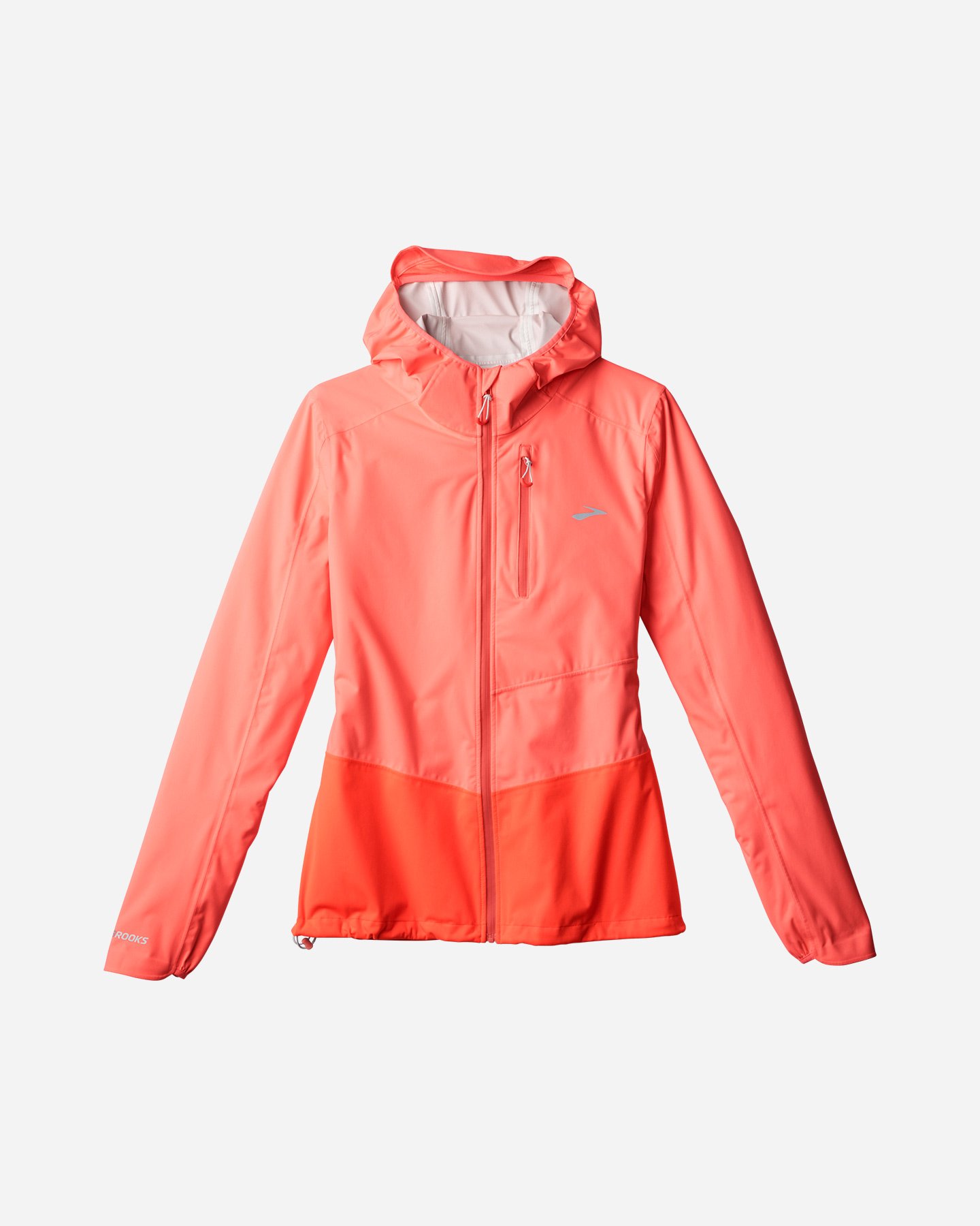 Giacca running BROOKS HIGH POINT W - Arancione - 0 | Cisalfa Sport