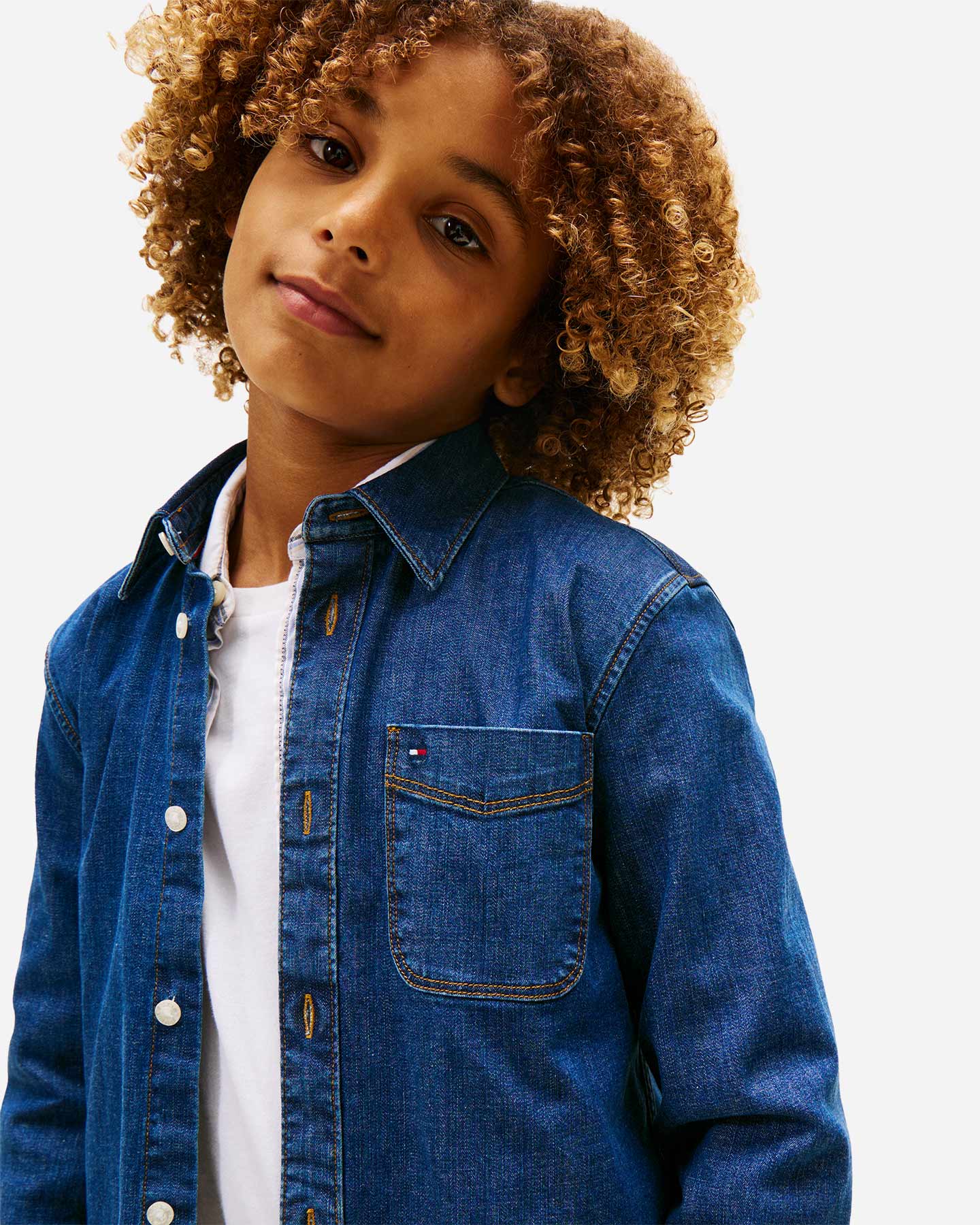 Camicia TOMMY HILFIGER RELAXED DENIM JR - Denim - 4 | Cisalfa Sport