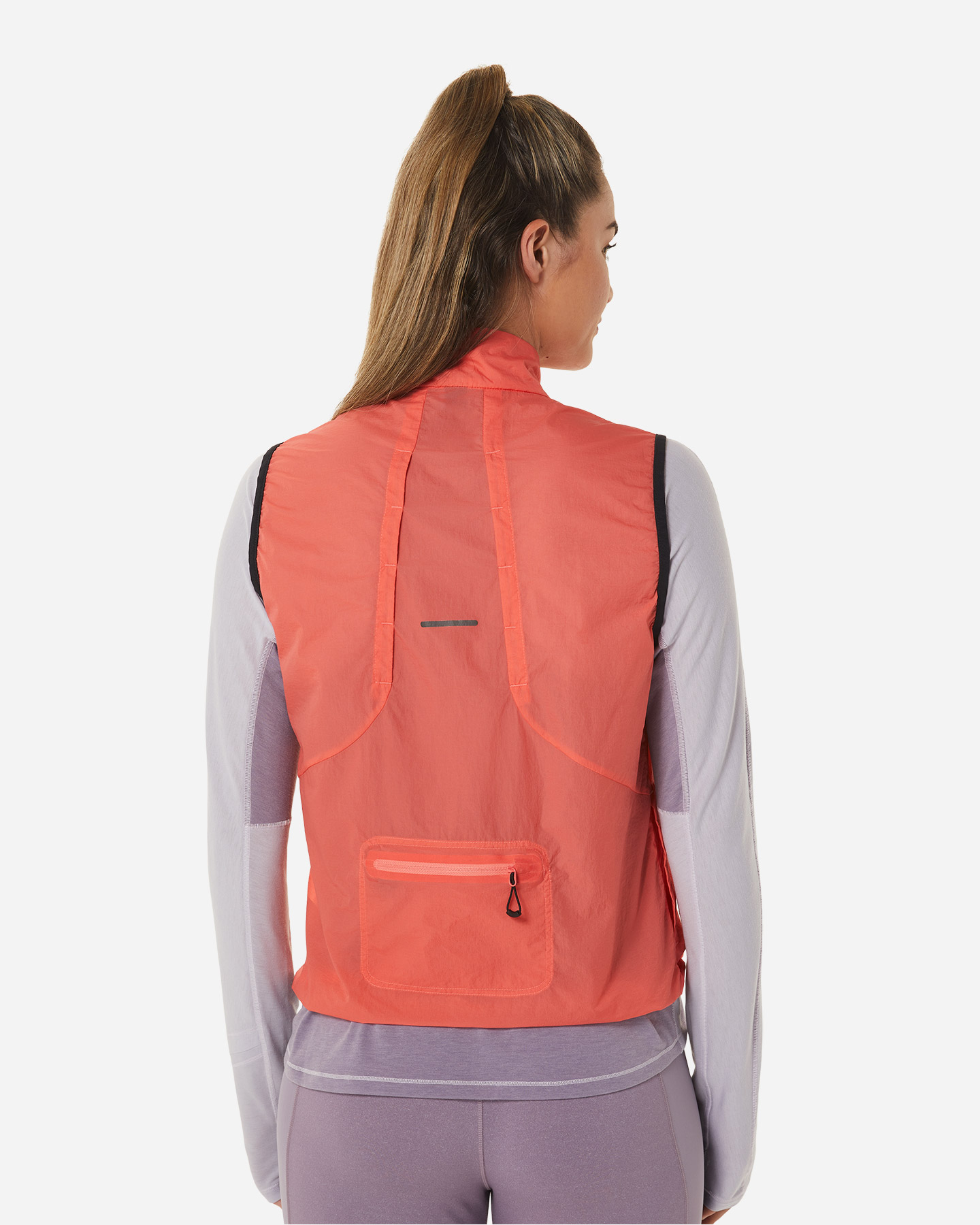 Giacca running ASICS METARUN PACKABLE W - Rosa - 2 | Cisalfa Sport