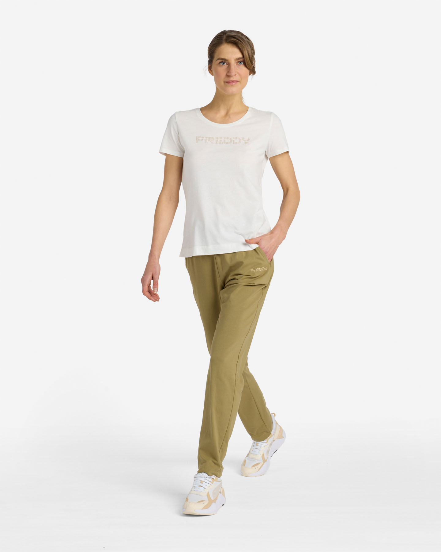 T-shirt FREDDY BIG LOGO W - Bianco - 4 | Cisalfa Sport