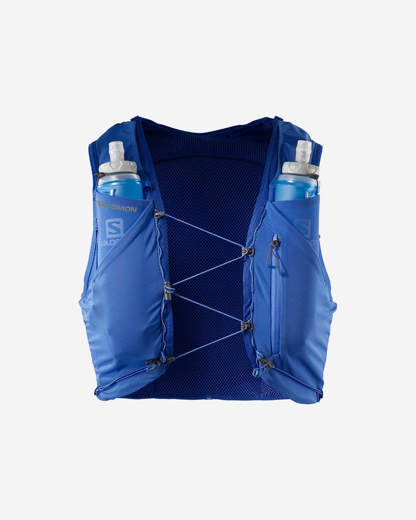 Zaino trail running SALOMON ADV SKIN 5 WITH FLASKS  - Blu - 1 | Cisalfa Sport