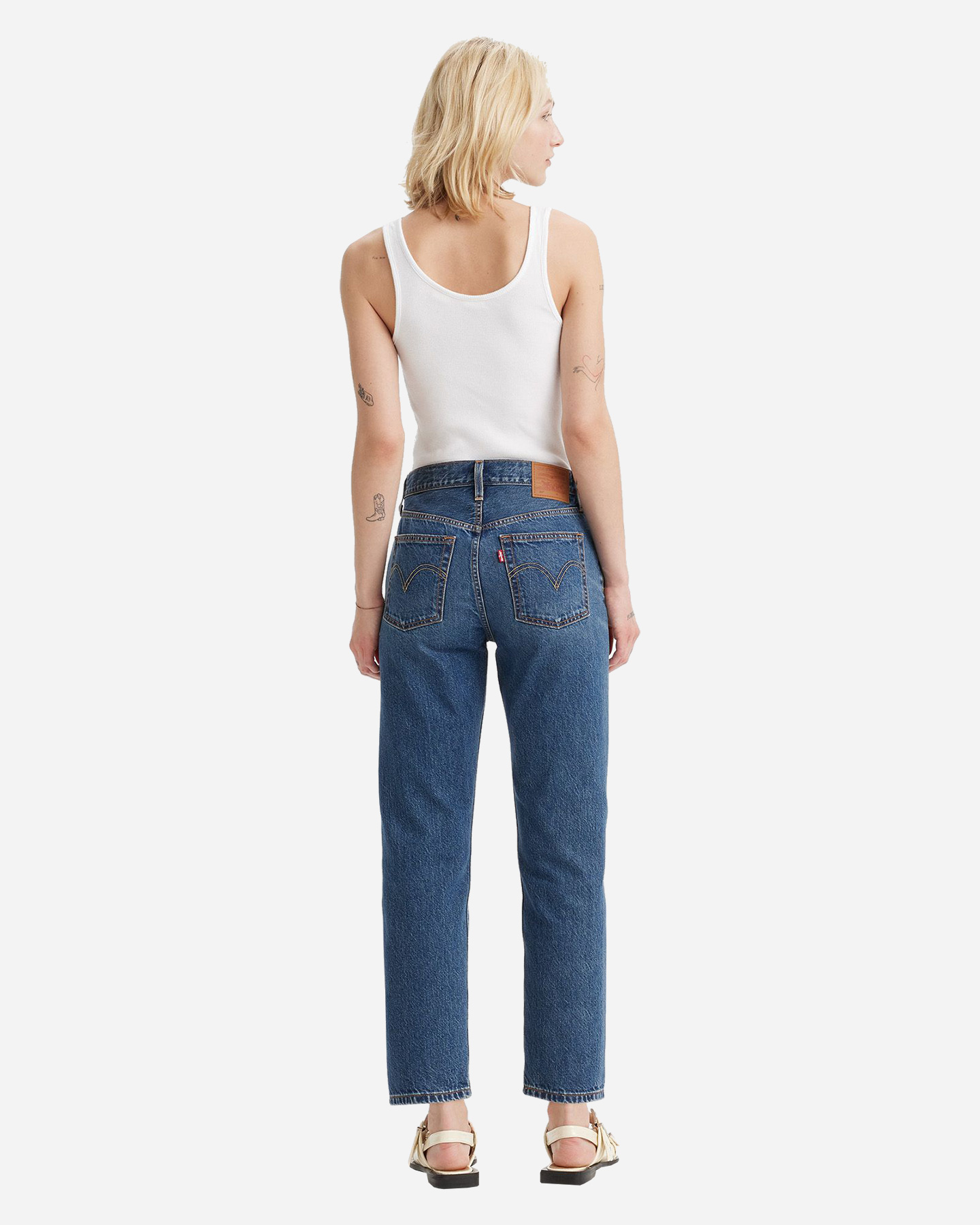 Jeans LEVI'S 501 L30 CROP W - Denim - 4 | Cisalfa Sport