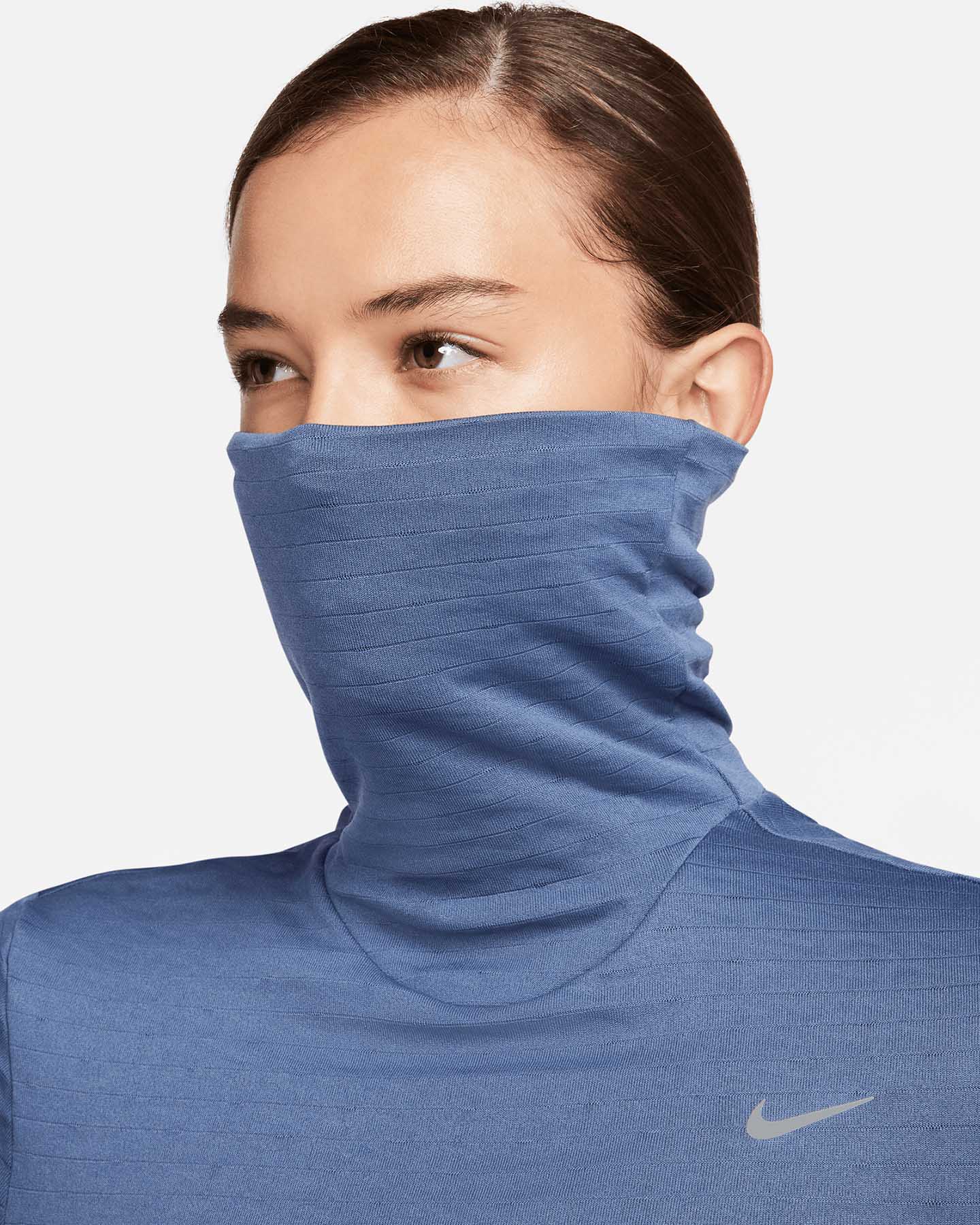 Maglia running NIKE SWIFT ELEMENT W - Blu - 4 | Cisalfa Sport