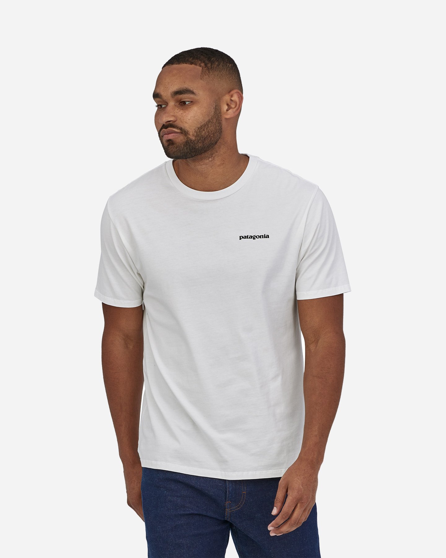 T-shirt PATAGONIA P-6 MISSION ORGANIC M - Bianco - 0 | Cisalfa Sport
