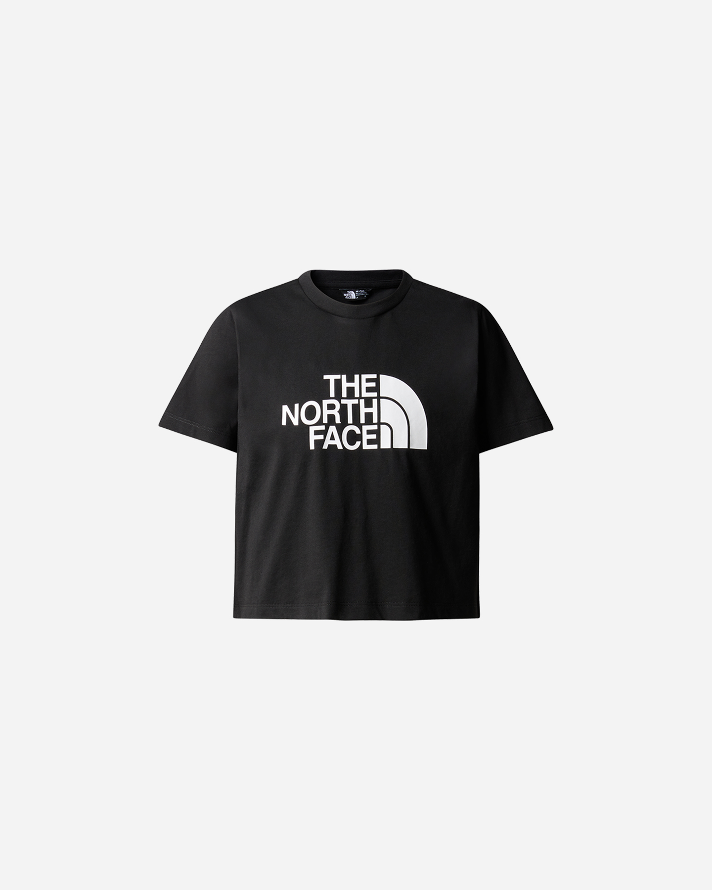 T-shirt THE NORTH FACE CROP EASY TEE JR - Nero - 0 | Cisalfa Sport