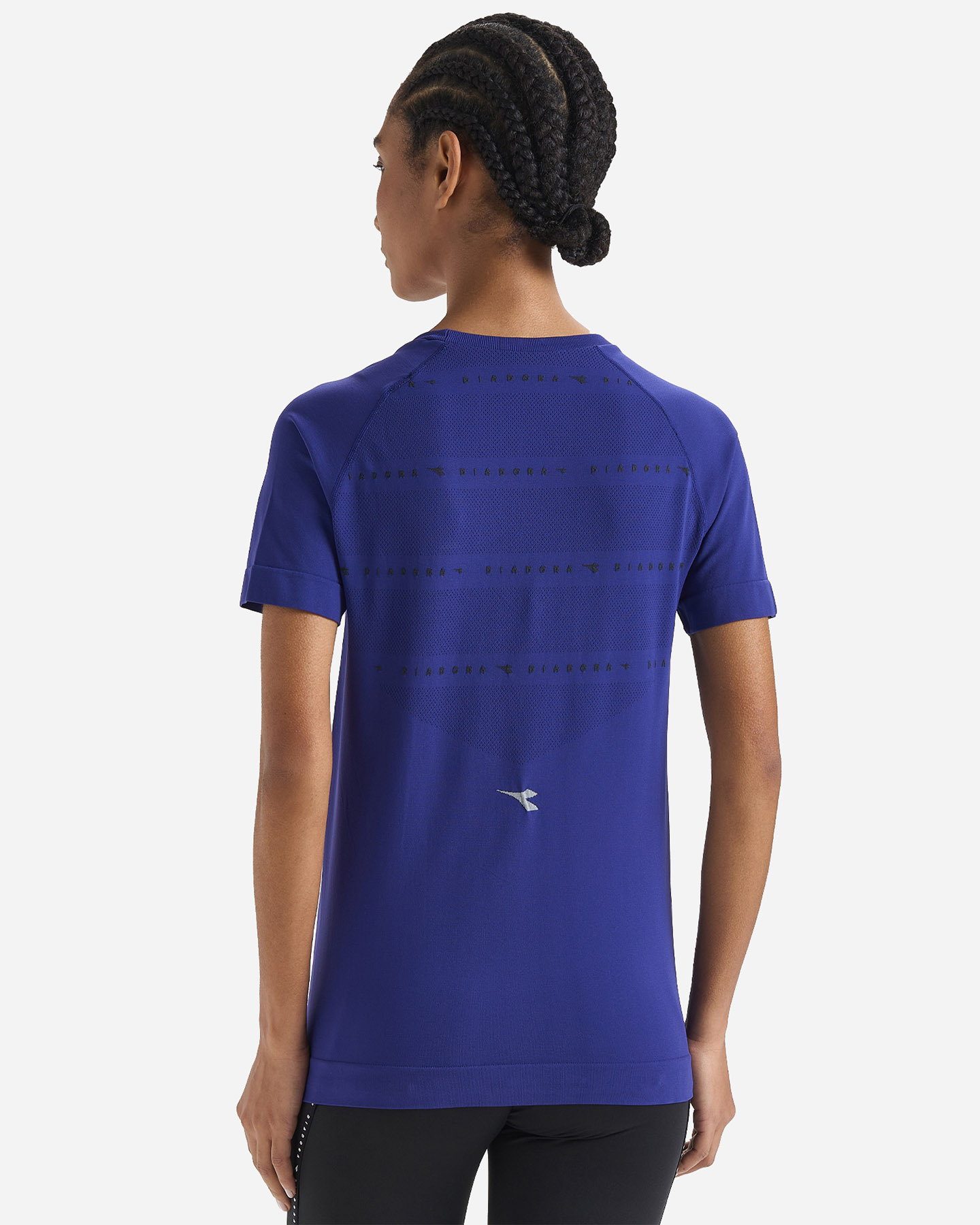 T-shirt running DIADORA SKIN FRIENDLY W - Blu - 2 | Cisalfa Sport