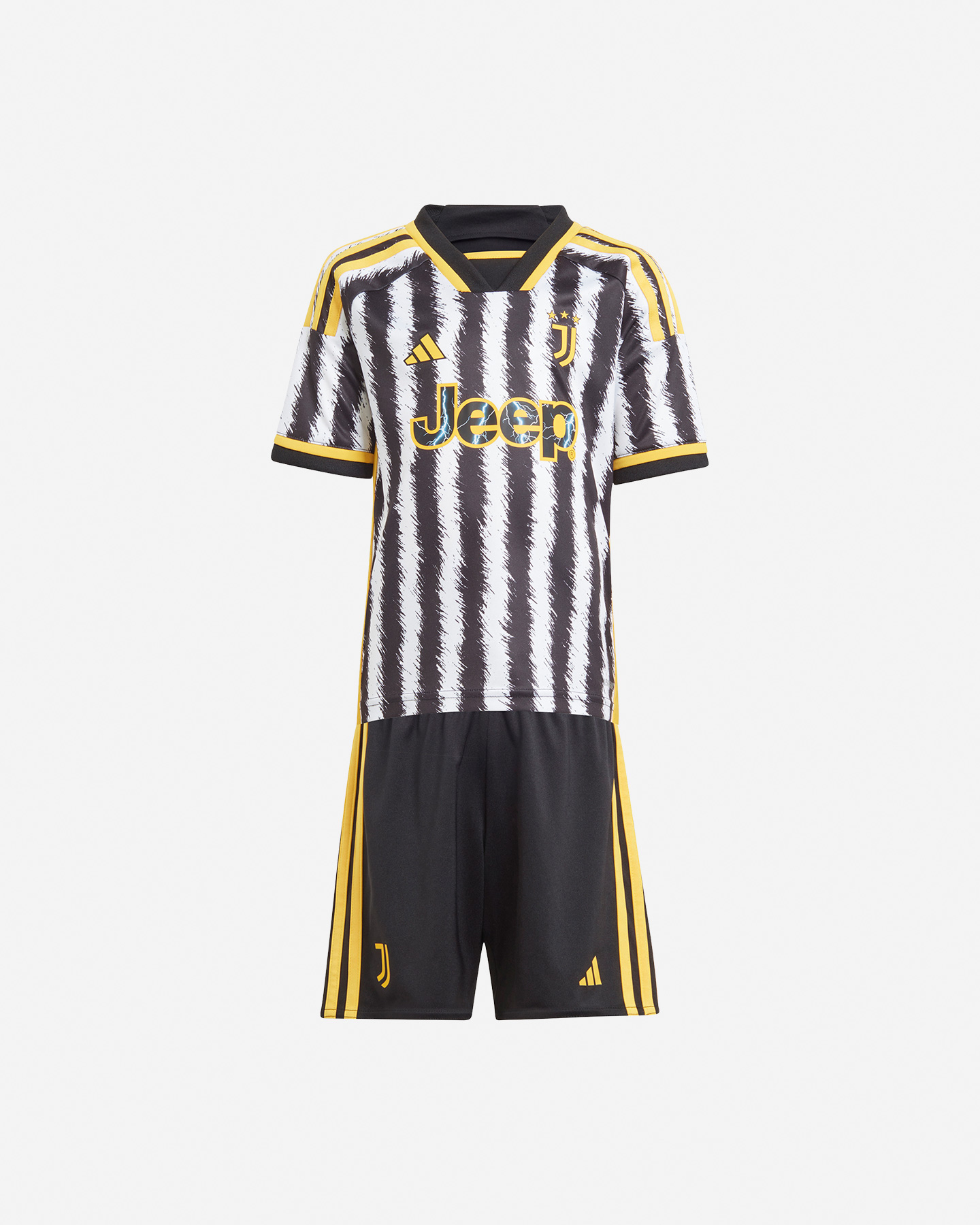 Abbigliamento calcio ufficiale ADIDAS MINIKIT JUVE HOME 23-24 JR - Nero - 1 | Cisalfa Sport