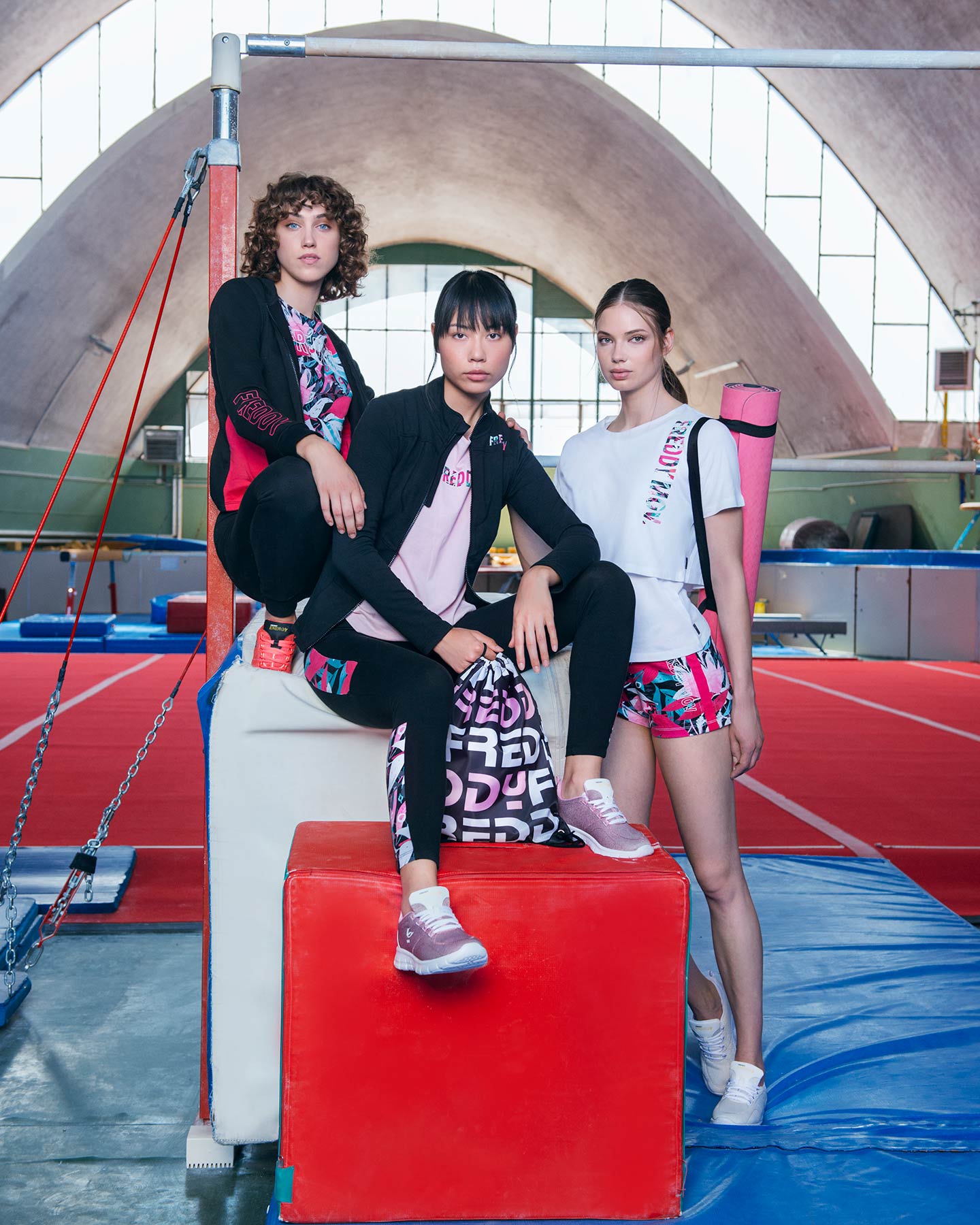 Short training FREDDY JERSONE AOP FLOWERS W - Color mix - 3 | Cisalfa Sport