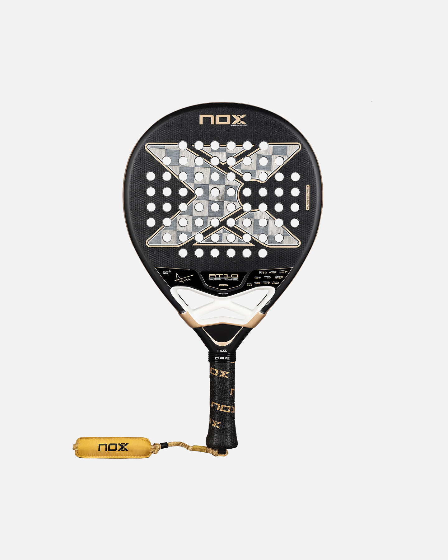 Racchetta padel performance NOX AT10 LUXURY GENIUS 18K ALUM 2026 BY AGUSTIN  - Bianco - 0 | Cisalfa Sport