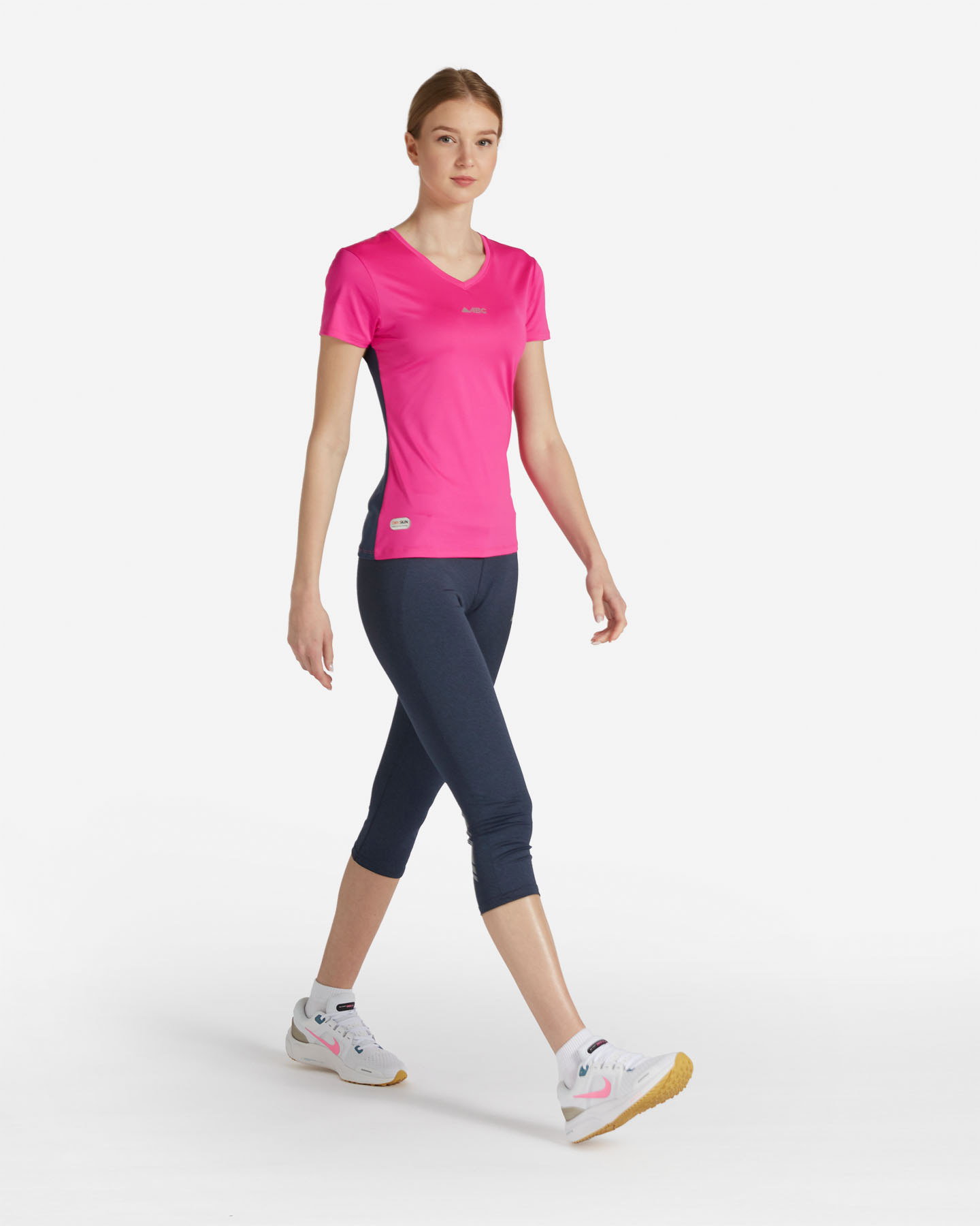 T-shirt running ABC RUNWAVE W - Rosa - 3 | Cisalfa Sport