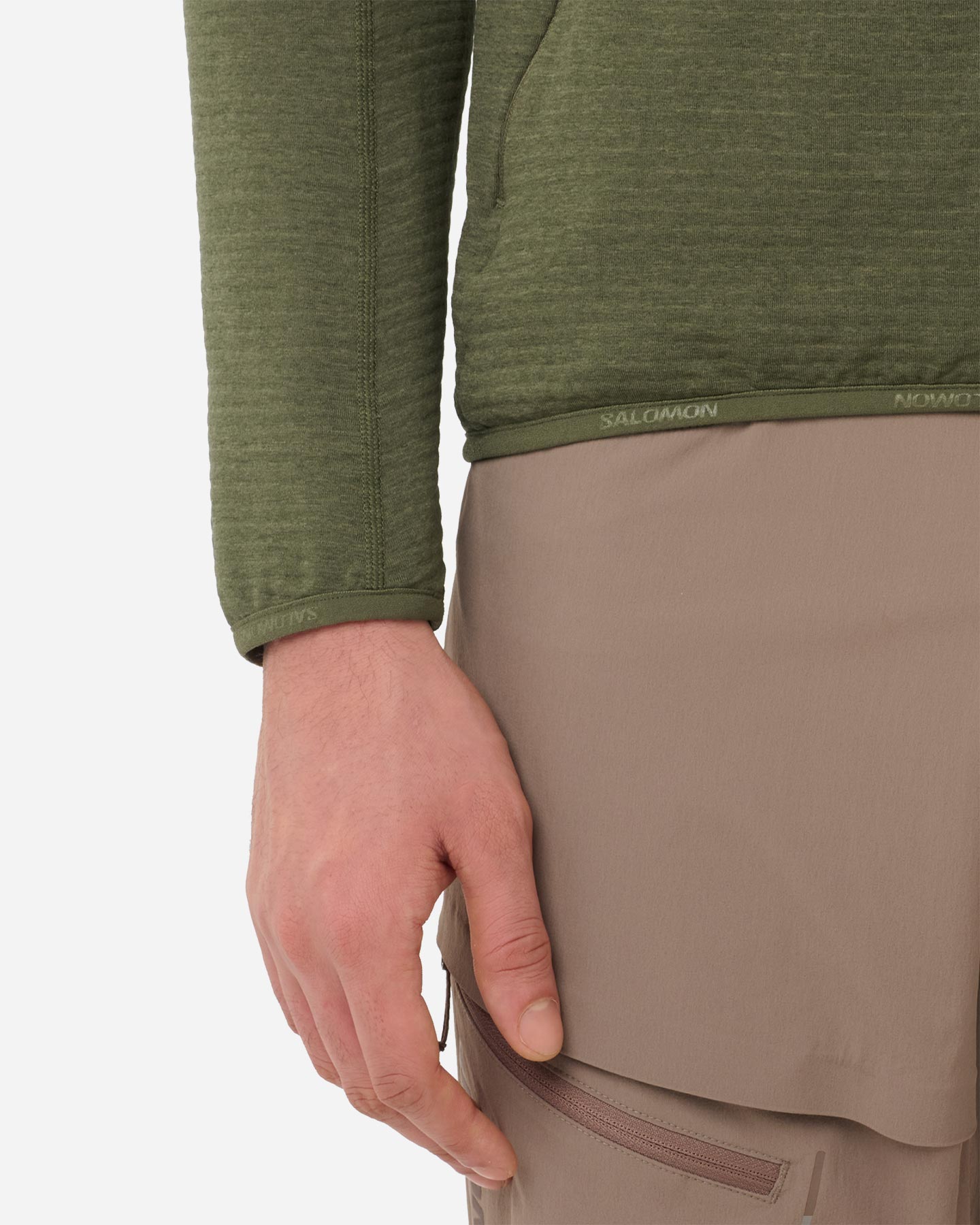 Pile SALOMON ESSENTIAL LIGHTWARM M - Verde - 3 | Cisalfa Sport