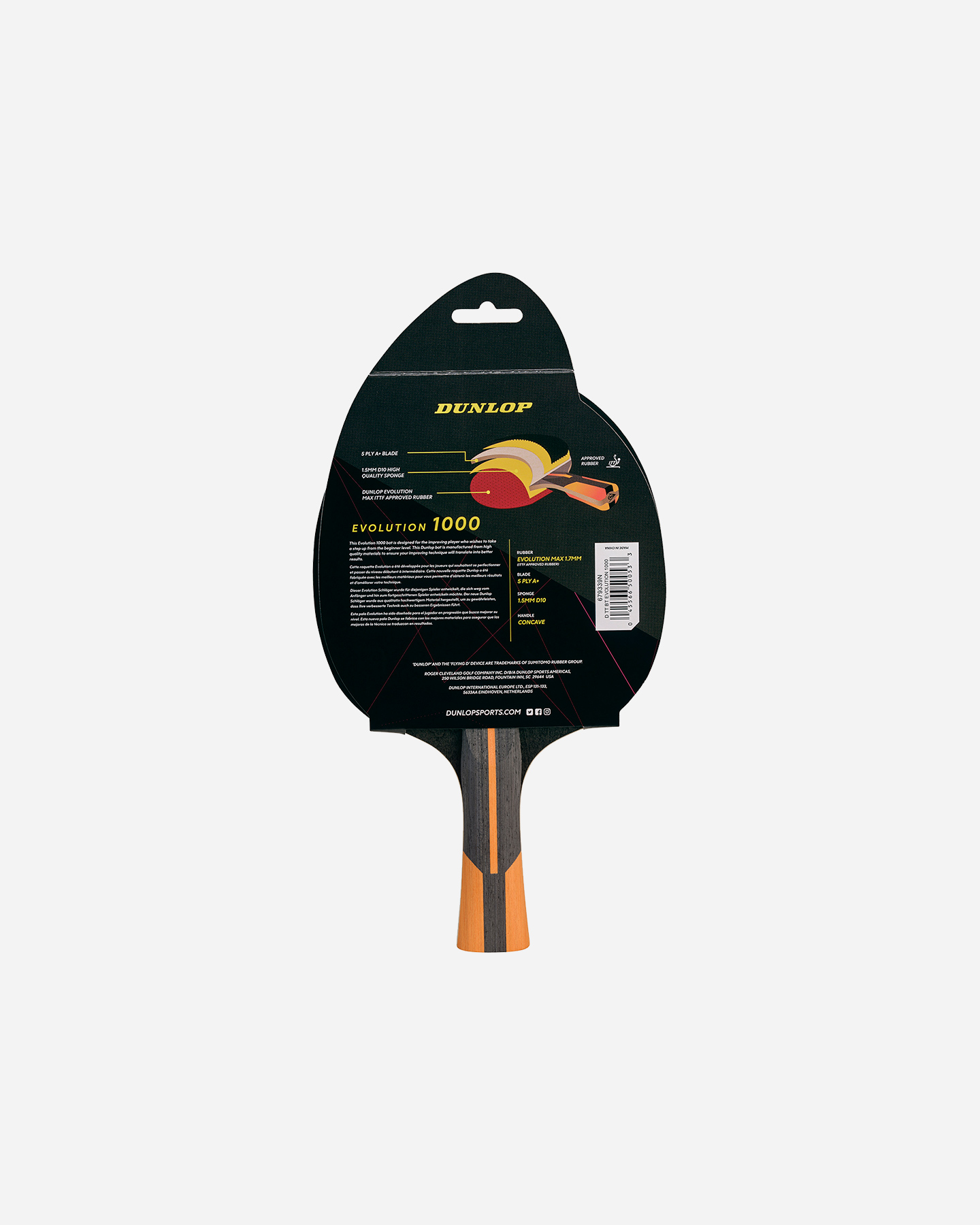Accessorio ping pong DUNLOP EVOLUTION 1000  - Color mix - 4 | Cisalfa Sport