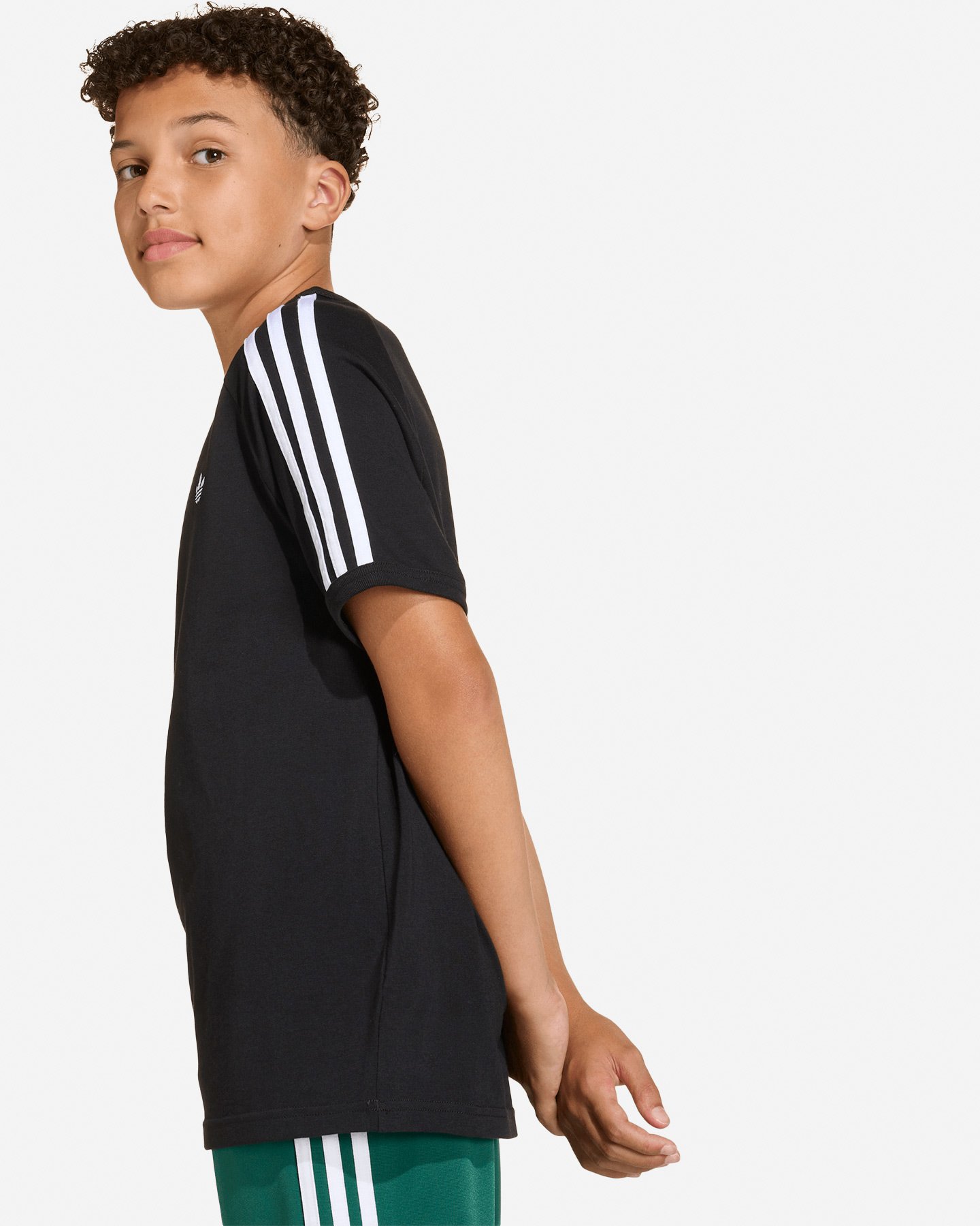 T-shirt ADIDAS 3STRIPES JR - Nero - 5 | Cisalfa Sport