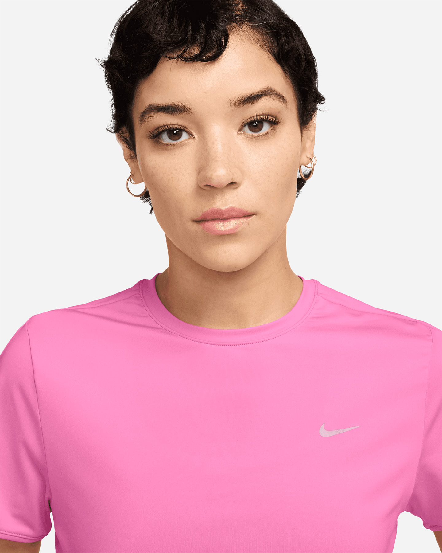 T-shirt running NIKE SWIFT W - Viola - 4 | Cisalfa Sport