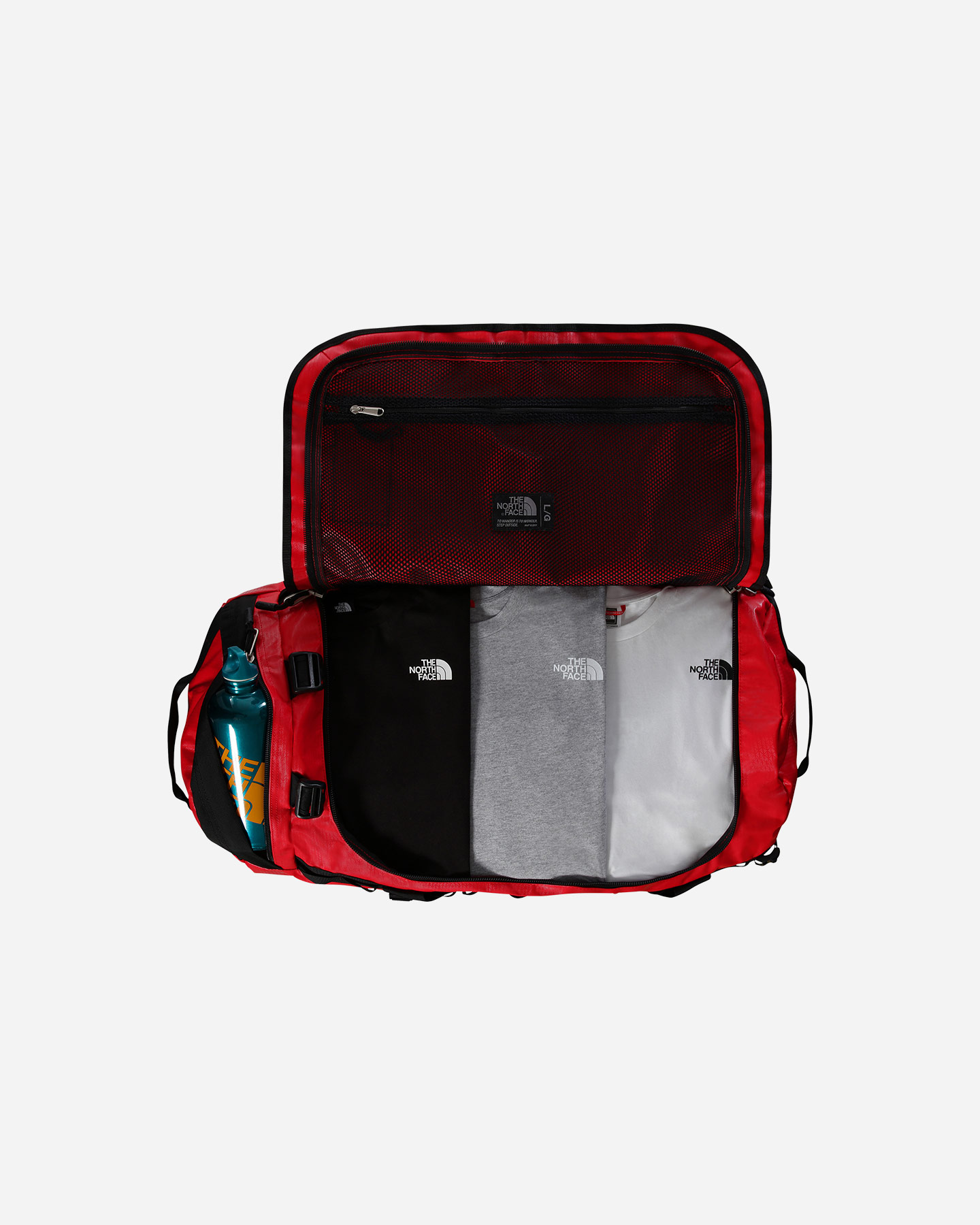 Borsa THE NORTH FACE BASE CAMP DUFFEL L  - Rosso - 1 | Cisalfa Sport
