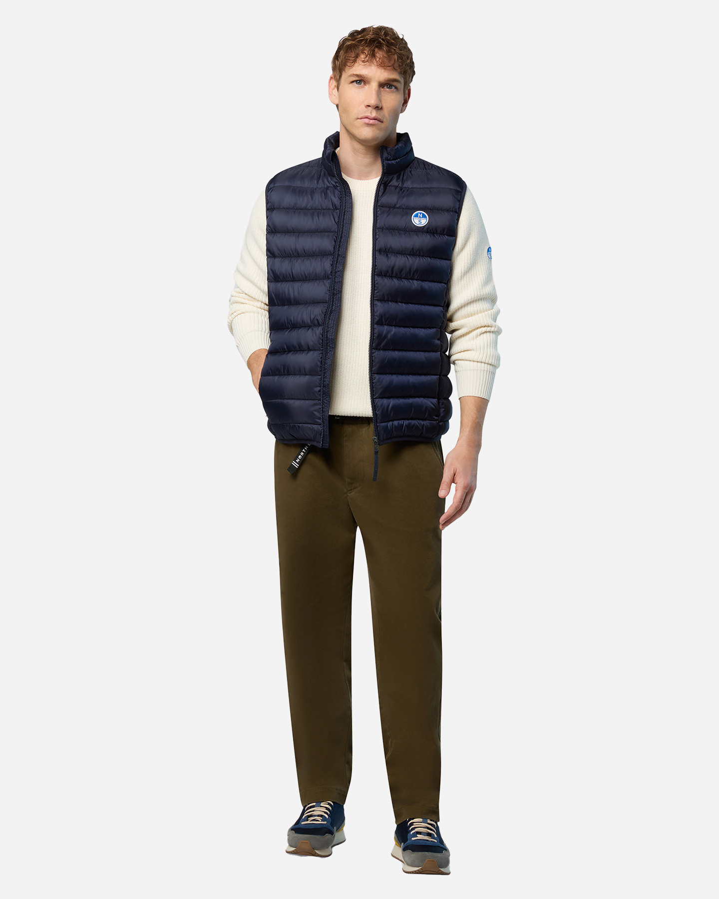 Gilet NORTH SAILS RECYCLED SKYE RIPSTOP M - Blu - 5 | Cisalfa Sport