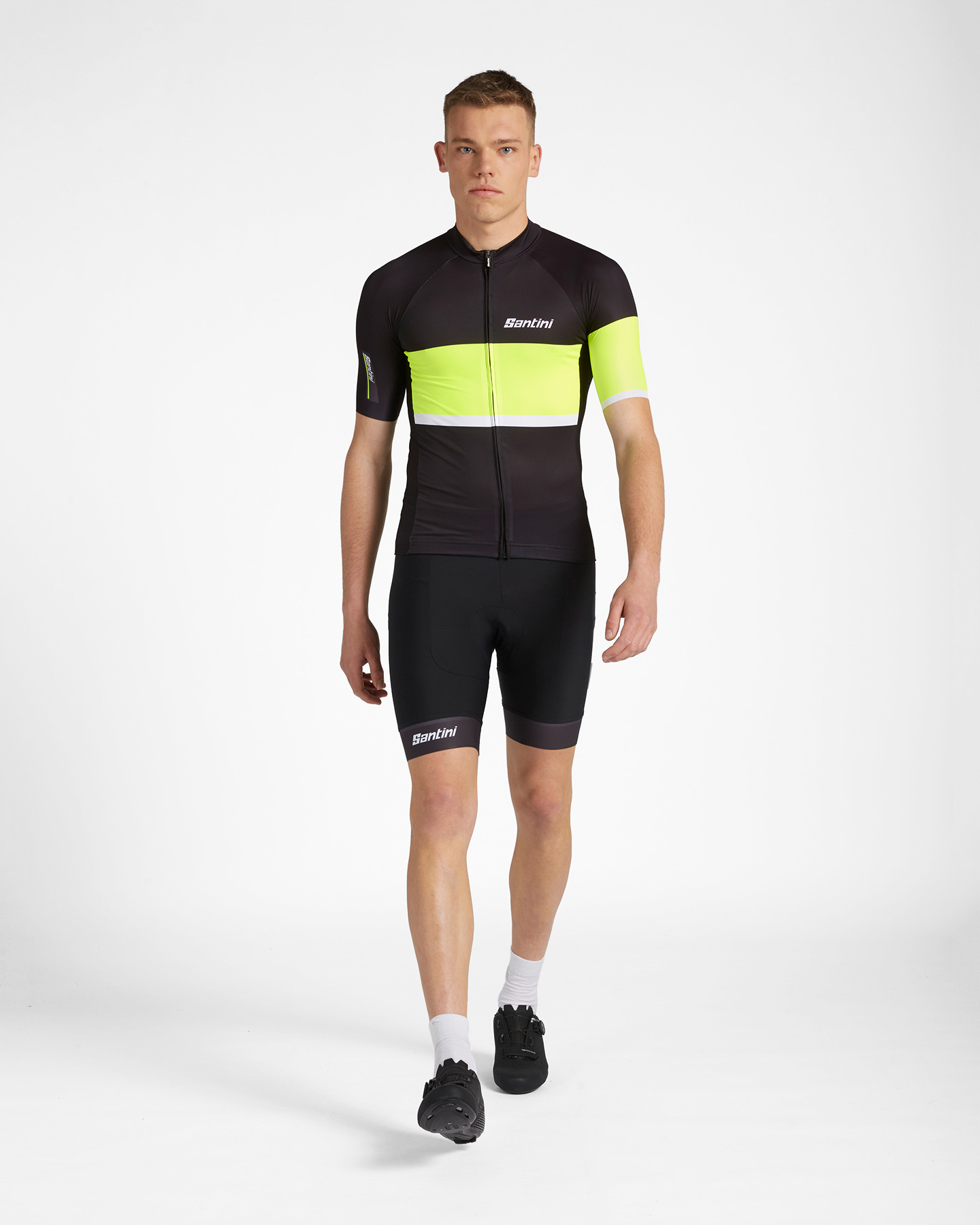 Maglia ciclismo SANTINI RACING TONO M - Nero - 3 | Cisalfa Sport