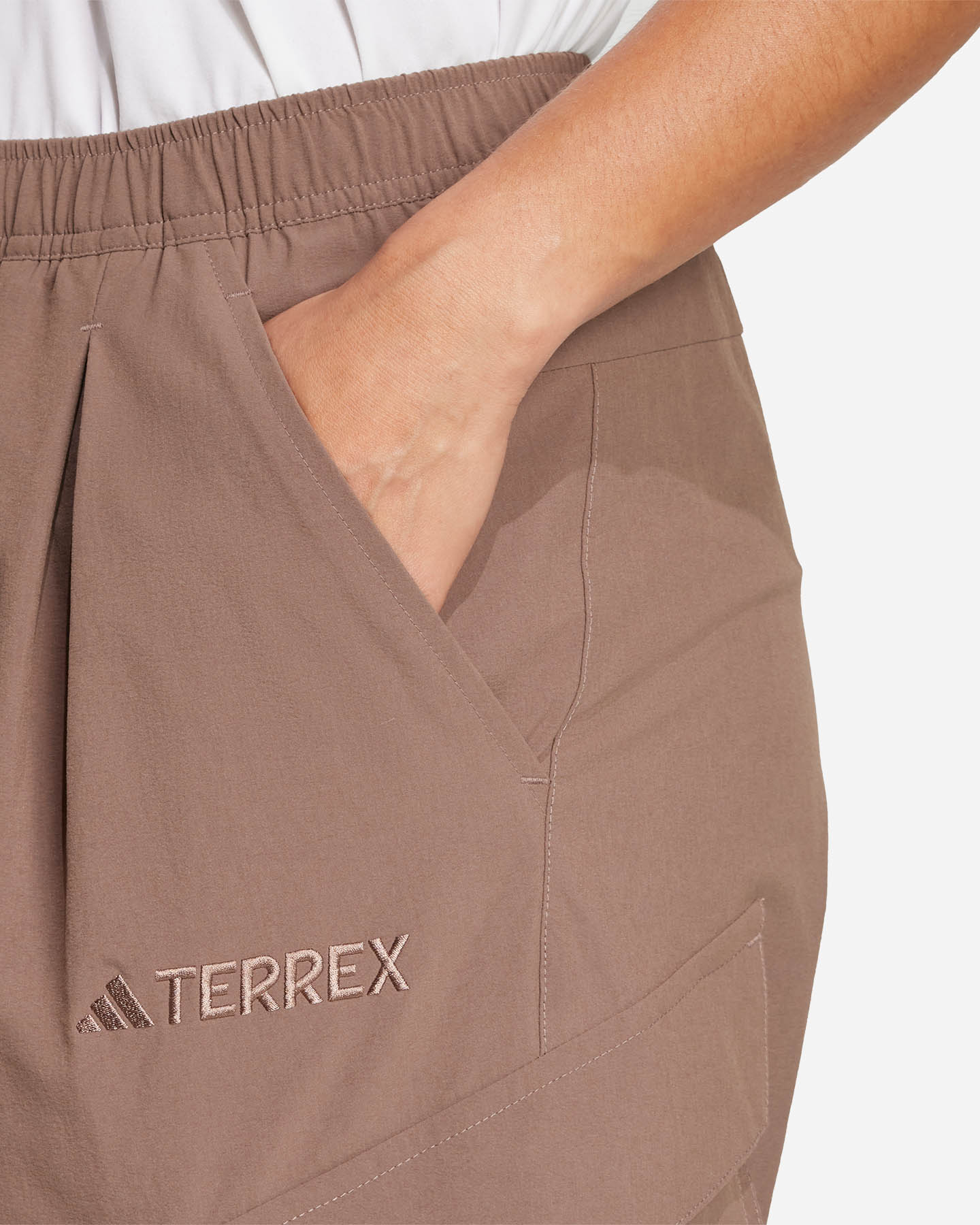 Pantalone outdoor ADIDAS CARGO W - Marrone - 5 | Cisalfa Sport