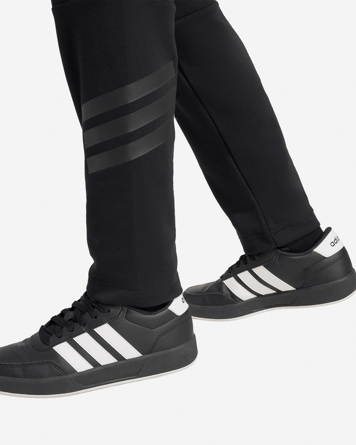 Pantalone ADIDAS FUTURE ICONS 3STRIPES JR - Nero - 4 | Cisalfa Sport