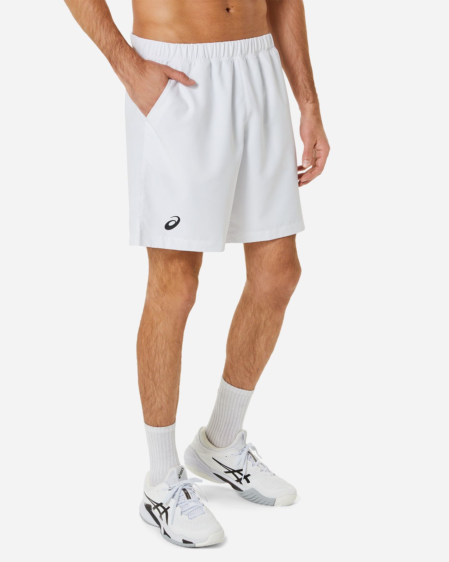 Pantaloncini tennis ASICS COURT 9IN M - Bianco - 1 | Cisalfa Sport