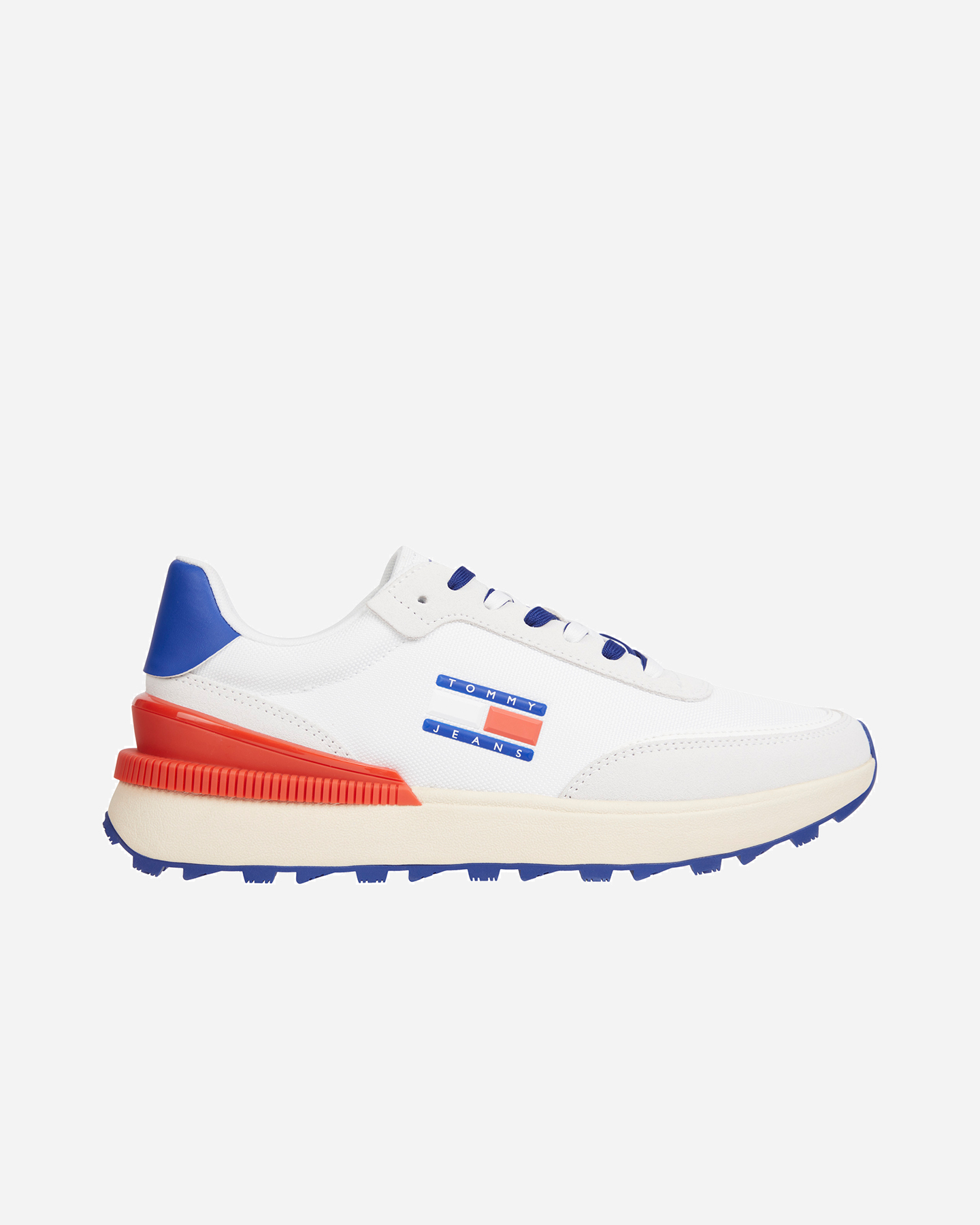 Scarpe sneakers TOMMY HILFIGER TECH RUNNERATERIALIX M - Bianco - 0 | Cisalfa Sport