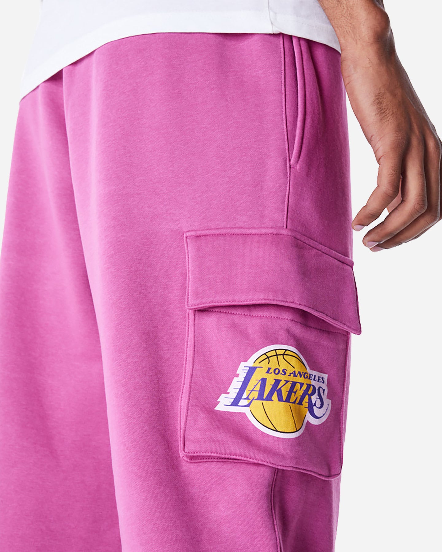 Pantaloni nba NEW ERA WORDMARK LAKERS CARGO M - Viola - 5 | Cisalfa Sport