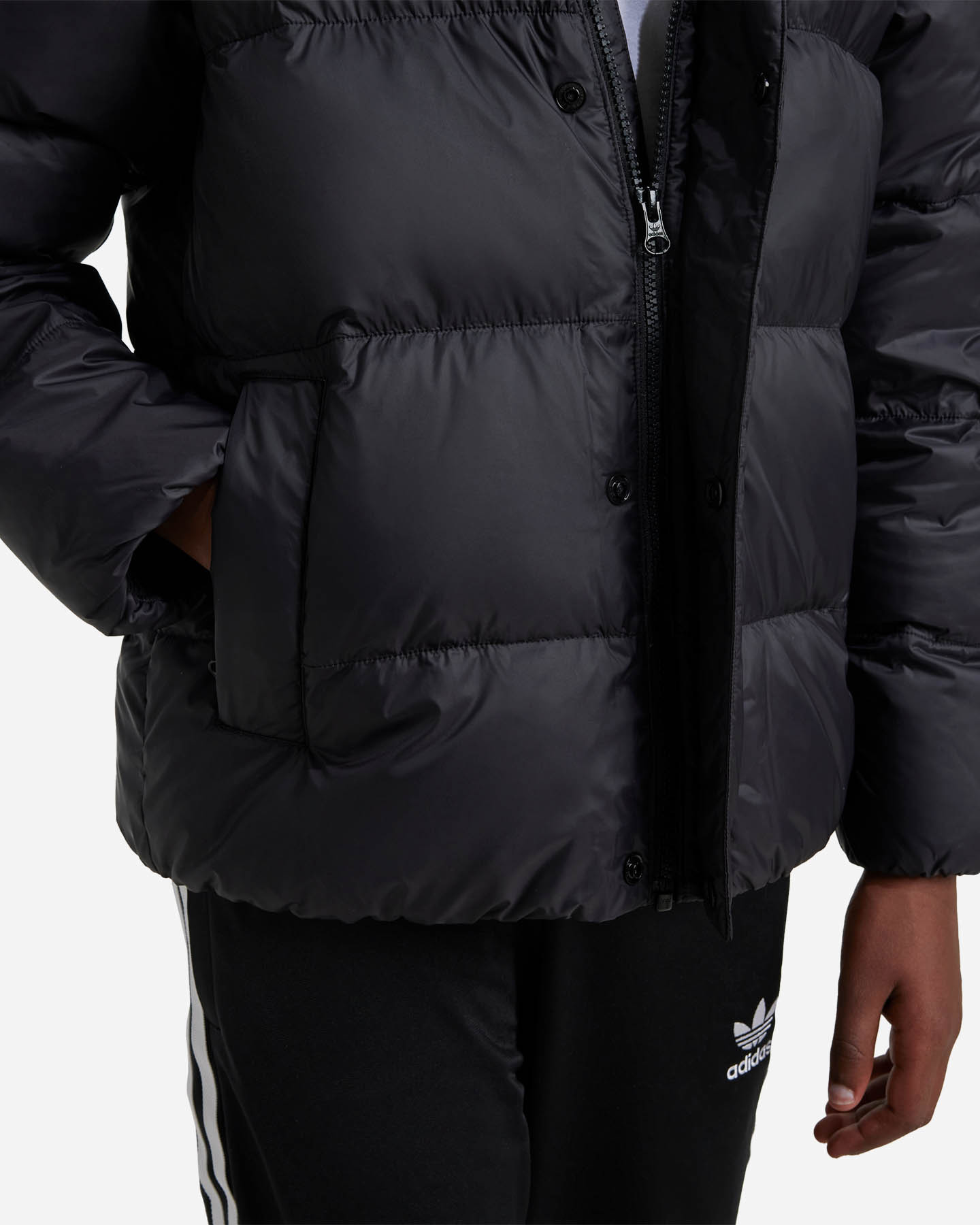 Giubbotto ADIDAS O BOY HEAVY PUFFER JR - Nero - 2 | Cisalfa Sport