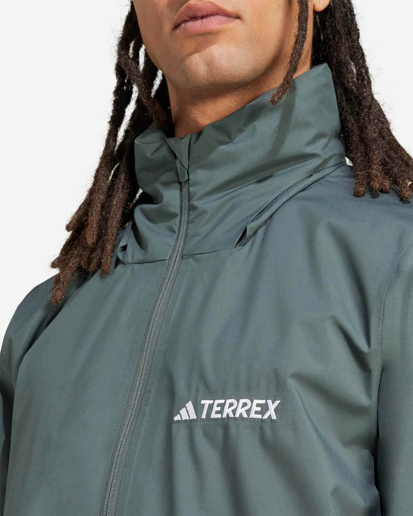 Giacca outdoor ADIDAS ESSENTIAL M - Verde - 4 | Cisalfa Sport