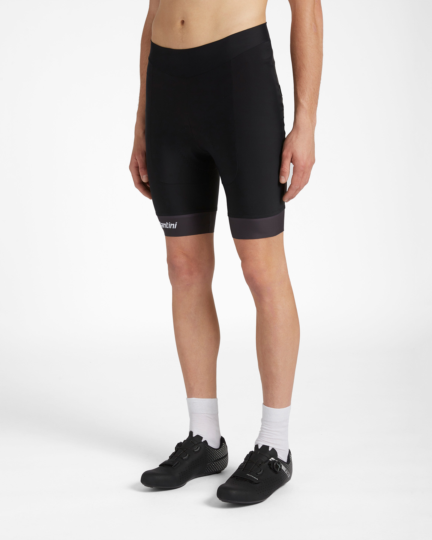 Short ciclismo SANTINI RACING VIRTUS + GILEVO W - Nero - 2 | Cisalfa Sport