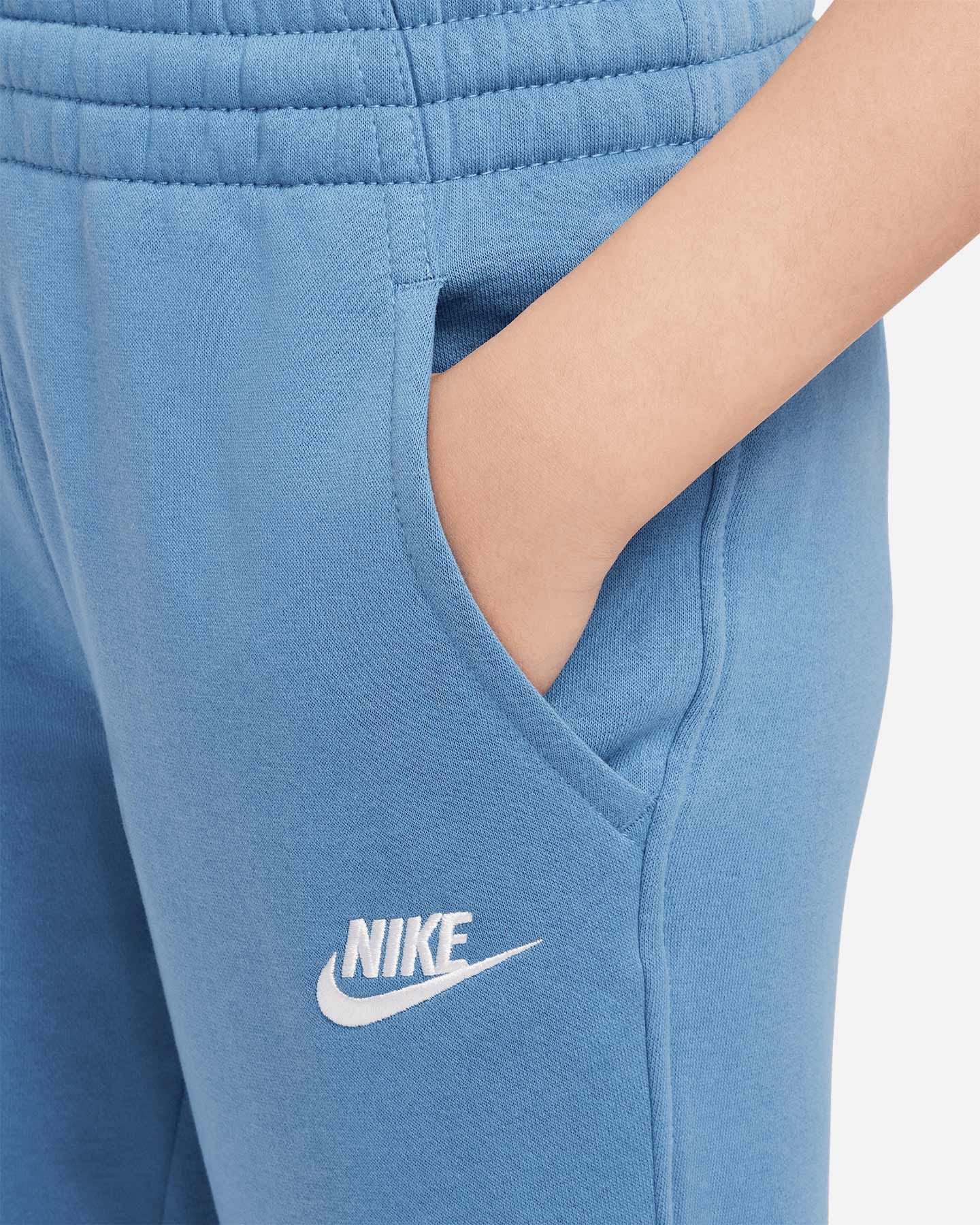 Pantalone NIKE SMALL LOGO MKT JR - Azzurro - 4 | Cisalfa Sport