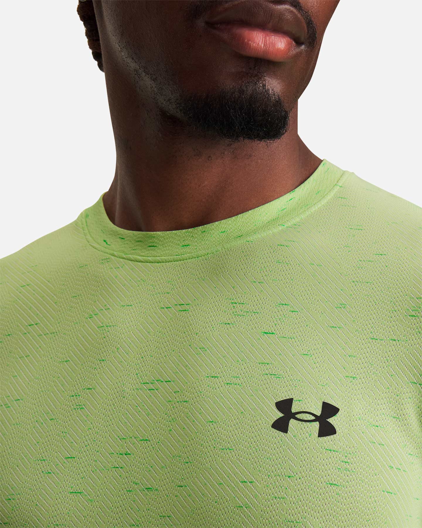 T-shirt training UNDER ARMOUR VANISH SEAMLESS M - Verde - 2 | Cisalfa Sport
