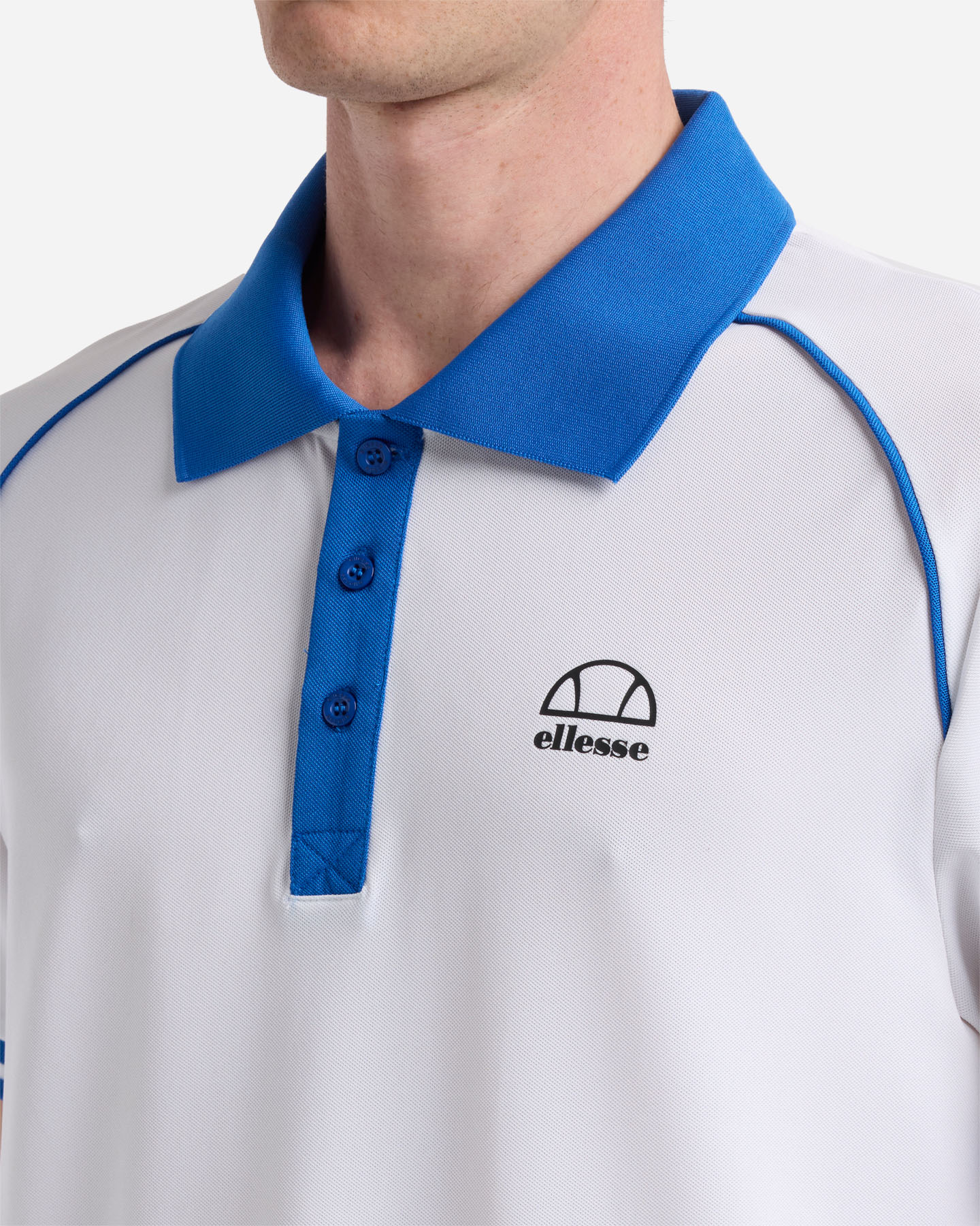 Polo tennis ELLESSE BASIC M - Bianco - 5 | Cisalfa Sport