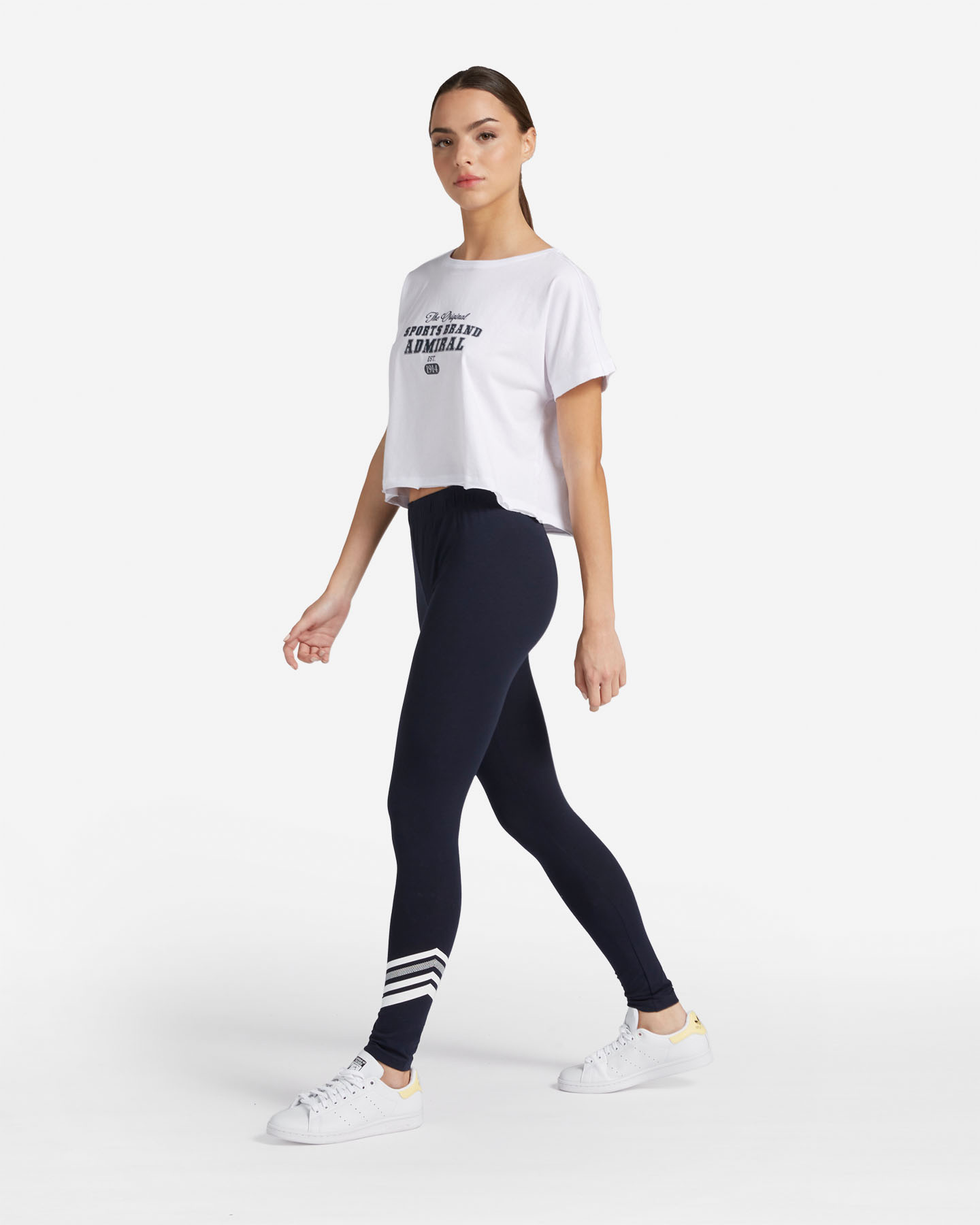 T-shirt ADMIRAL VARSITY W - Bianco - 3 | Cisalfa Sport