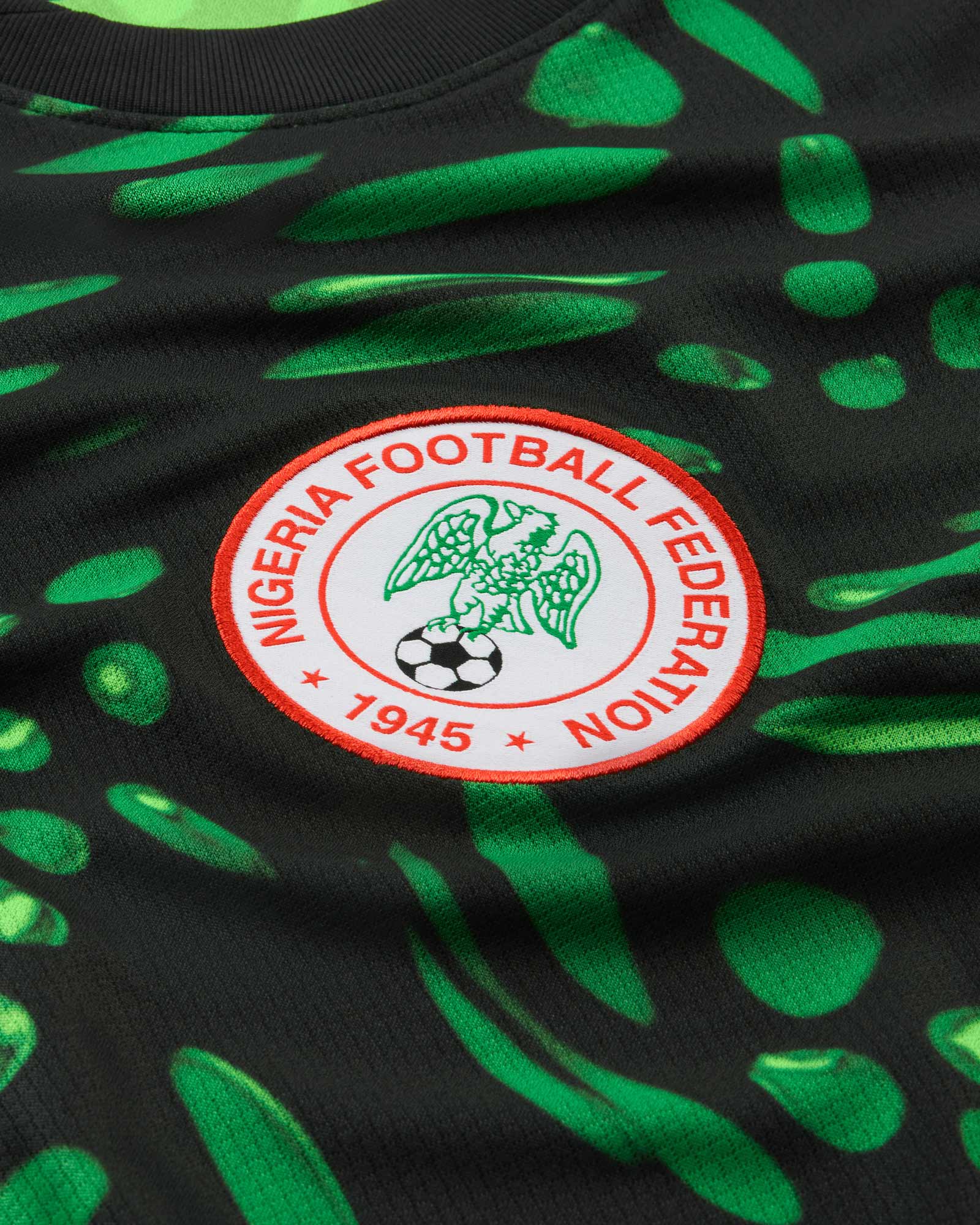 Maglia calcio ufficiale NIKE DRI FIT NIGERIA AWAY 23-24 M - Nero - 5 | Cisalfa Sport